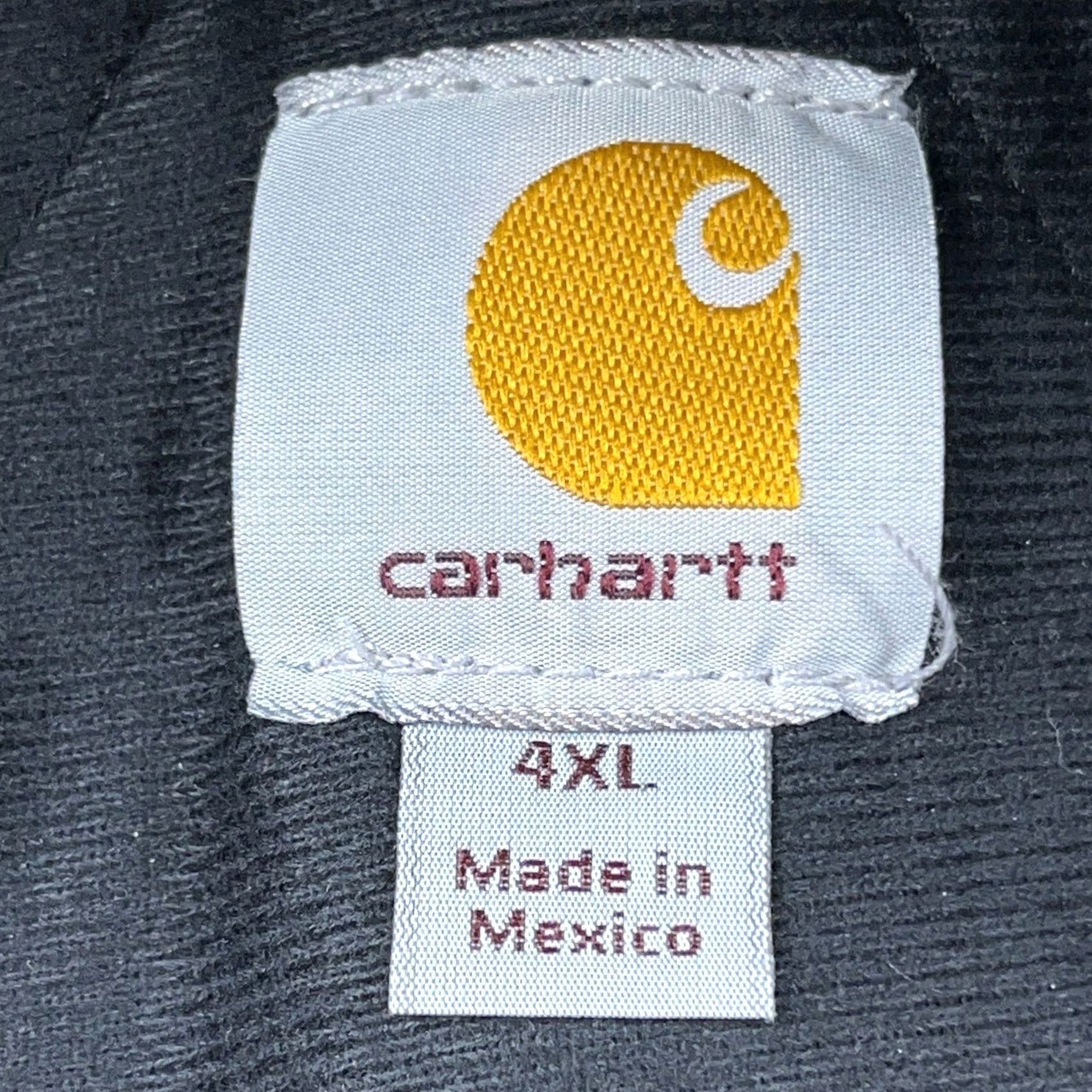 Carhartt VINTAGE Carhartt Jacket Mens 4XL Navy Blue J130 MDT Quilted Lined Hooded Canvas VTG Size US XXL / EU 58 / 5 - 4 Thumbnail