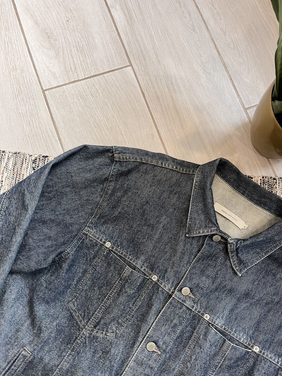 Vintage John Rocha Denim Jacket workwear Size US XL / EU 56 / 4 - 6 Thumbnail
