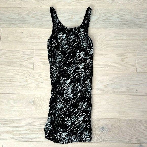 Theory THEORY Storm Cloud DRESS Draped ETTA Draped JERSEY ( L ) Size L / US 10 / IT 46 - 3 Thumbnail