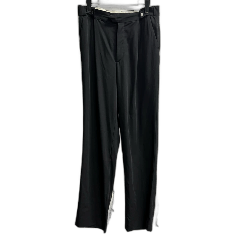 Anonymous Club Black Patchwork Studded Trousers by Namacheko Size US 34 / EU 50 - 1 Thumbnail