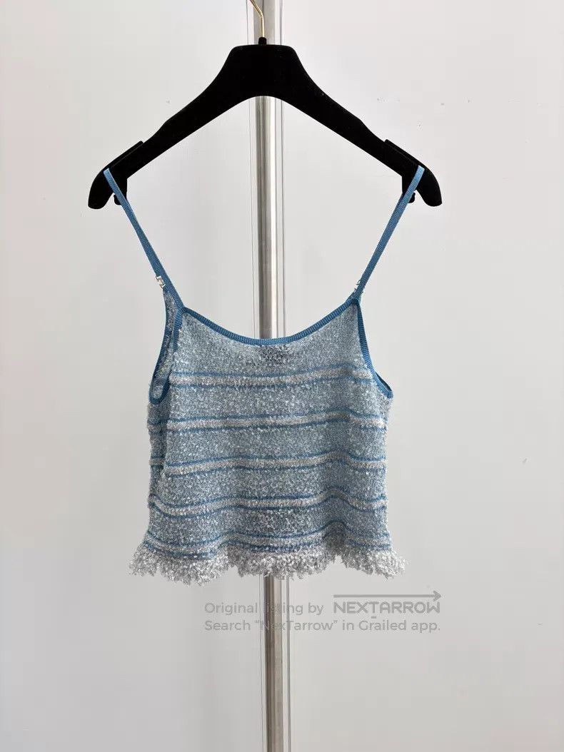 Chanel Chanel Blue diamond buckle suspender vest Size XS / US 0-2 / IT 36-38 - 2 Thumbnail