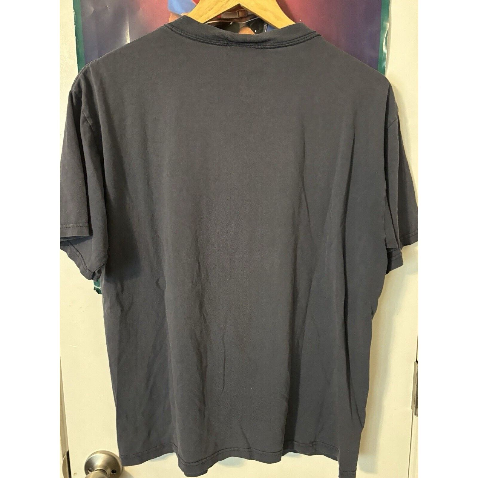 Vintage Lilo Stitch walt disney world faded tshirt navy blue