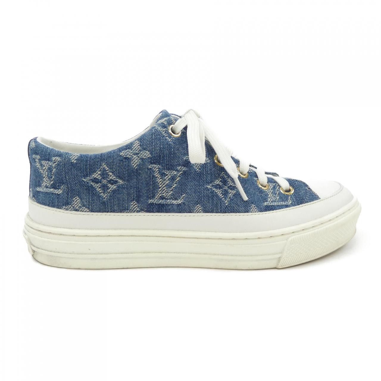 Louis Vuitton Louis Vuitton Stellar Line Monogram Sneaker Denim Shoes DUTY FREE for USA