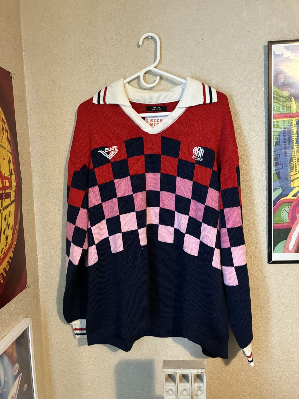Other Rice Nine Ten Knit Soccer Jersey Size US M / EU 48-50 / 2 - 1 Thumbnail