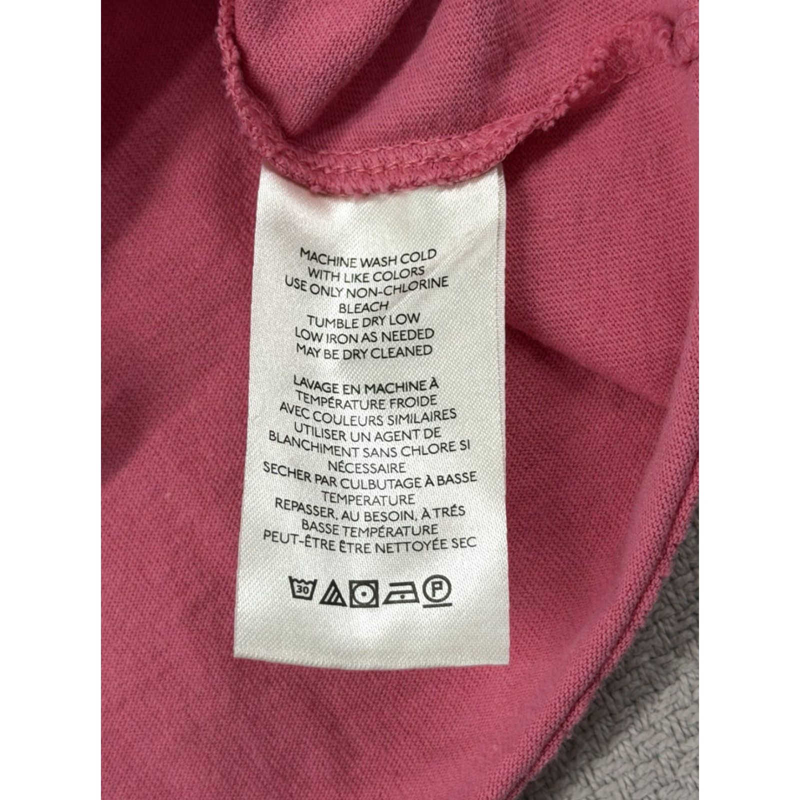 Free People VINTAGE Free People Womens Large Kitty Tee Velvet Rose Crop Top Tie Up Front Puff Sleeve Size L / US 10 / IT 46 - 7 Thumbnail