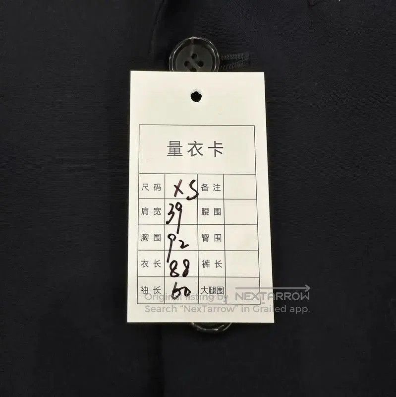 Comme des Garcons Comme des Garçons Stylish Navy Wool Coat . Size XS / US 0-2 / IT 36-38 - 9 Thumbnail