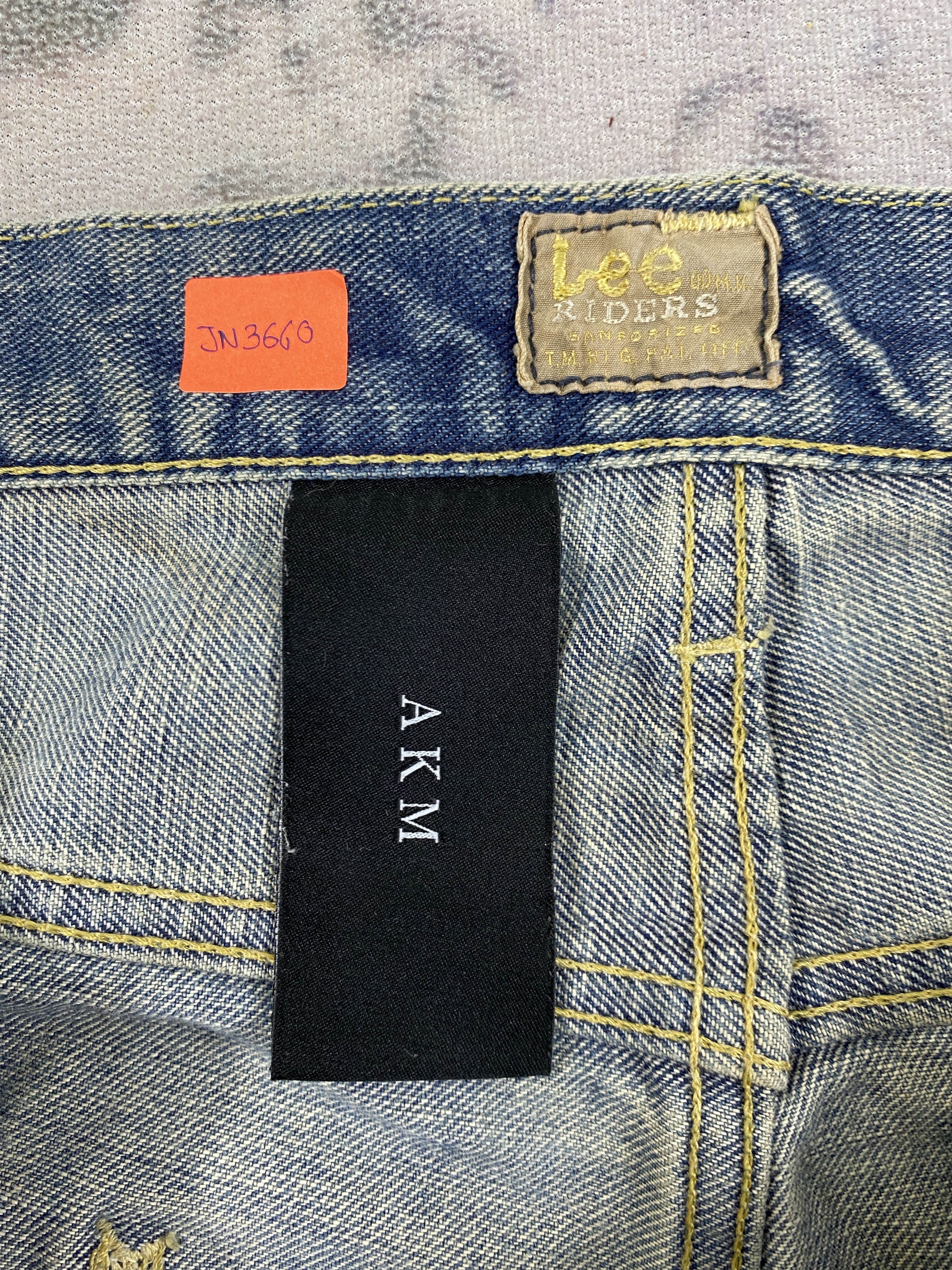 If Six Was Nine Redline Dirty Blue Vintage Lee Jeans 33x33 Denim- JN3660 Size US 33 - 11 Thumbnail