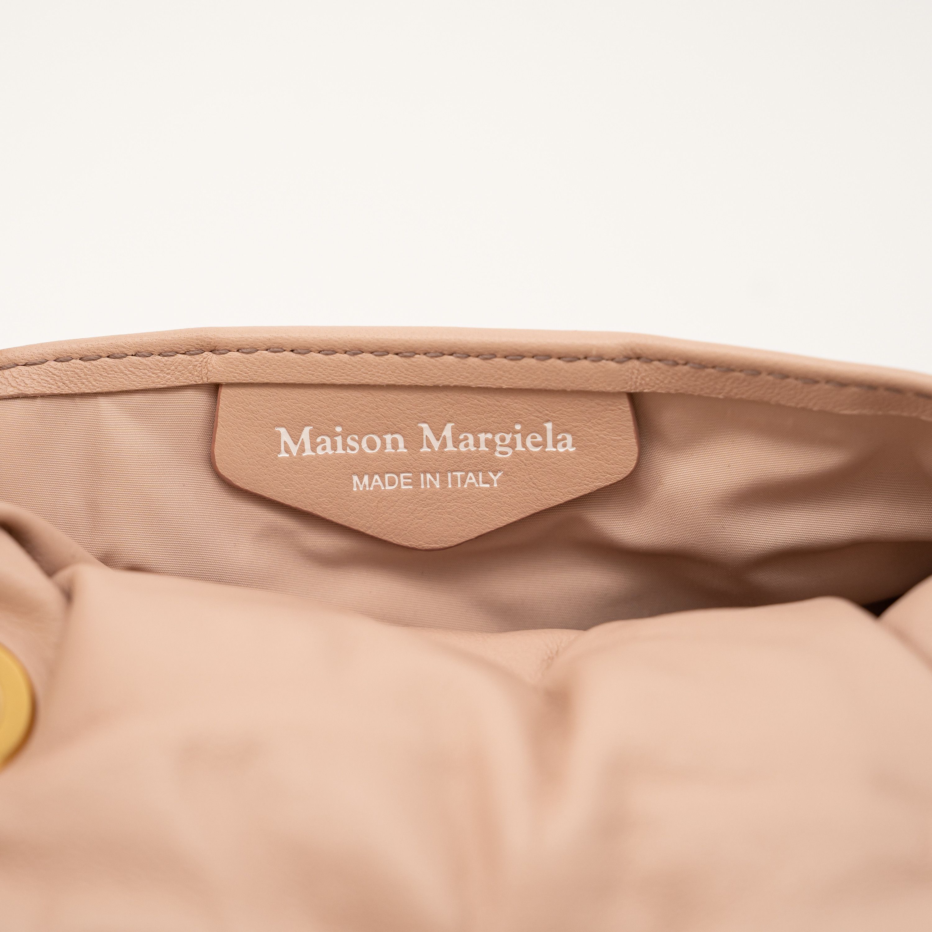 Maison Margiela Maison Margiela Pink Small Glam Slam Bag Chain Leather Size ONE SIZE - 8 Thumbnail