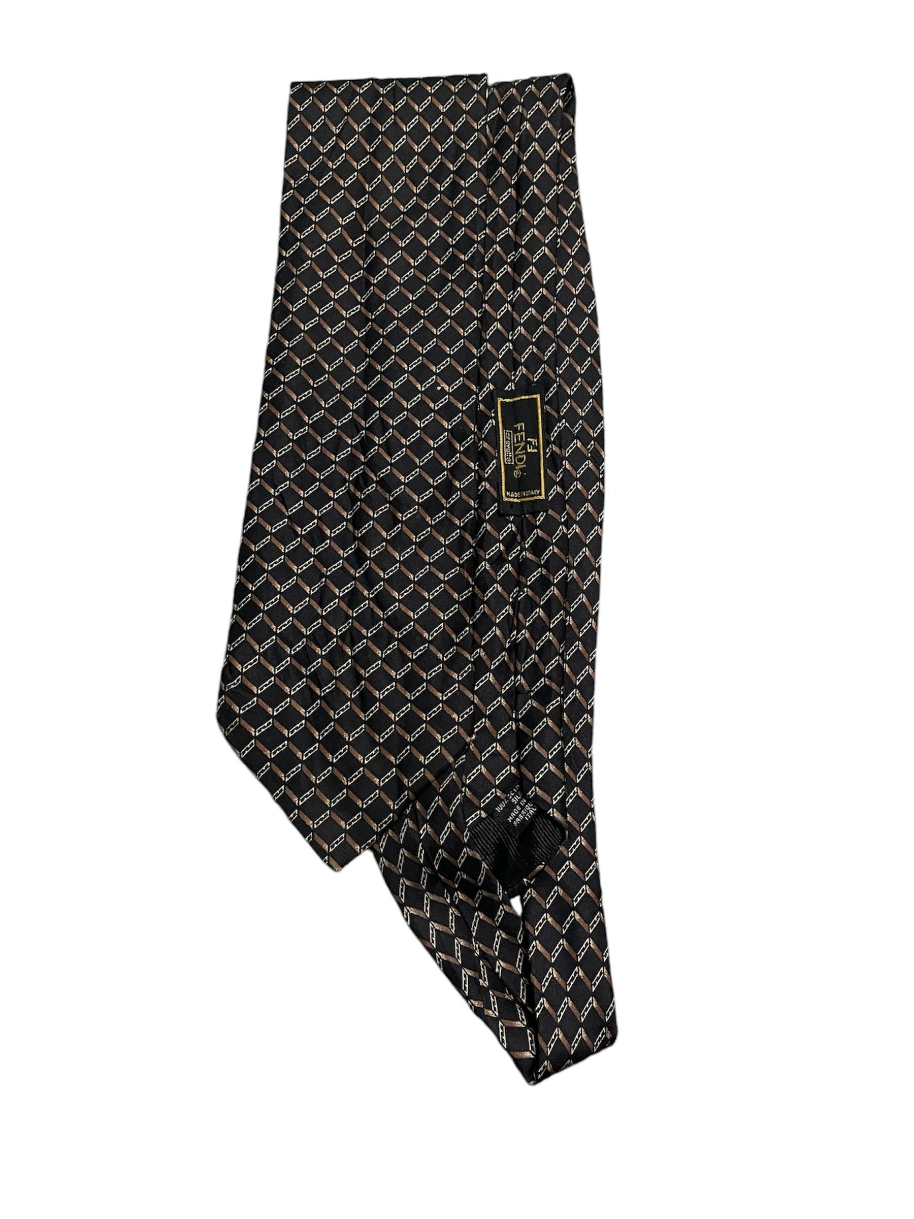 Fendi Fendi cravatte silk tie Size ONE SIZE - 1 Thumbnail