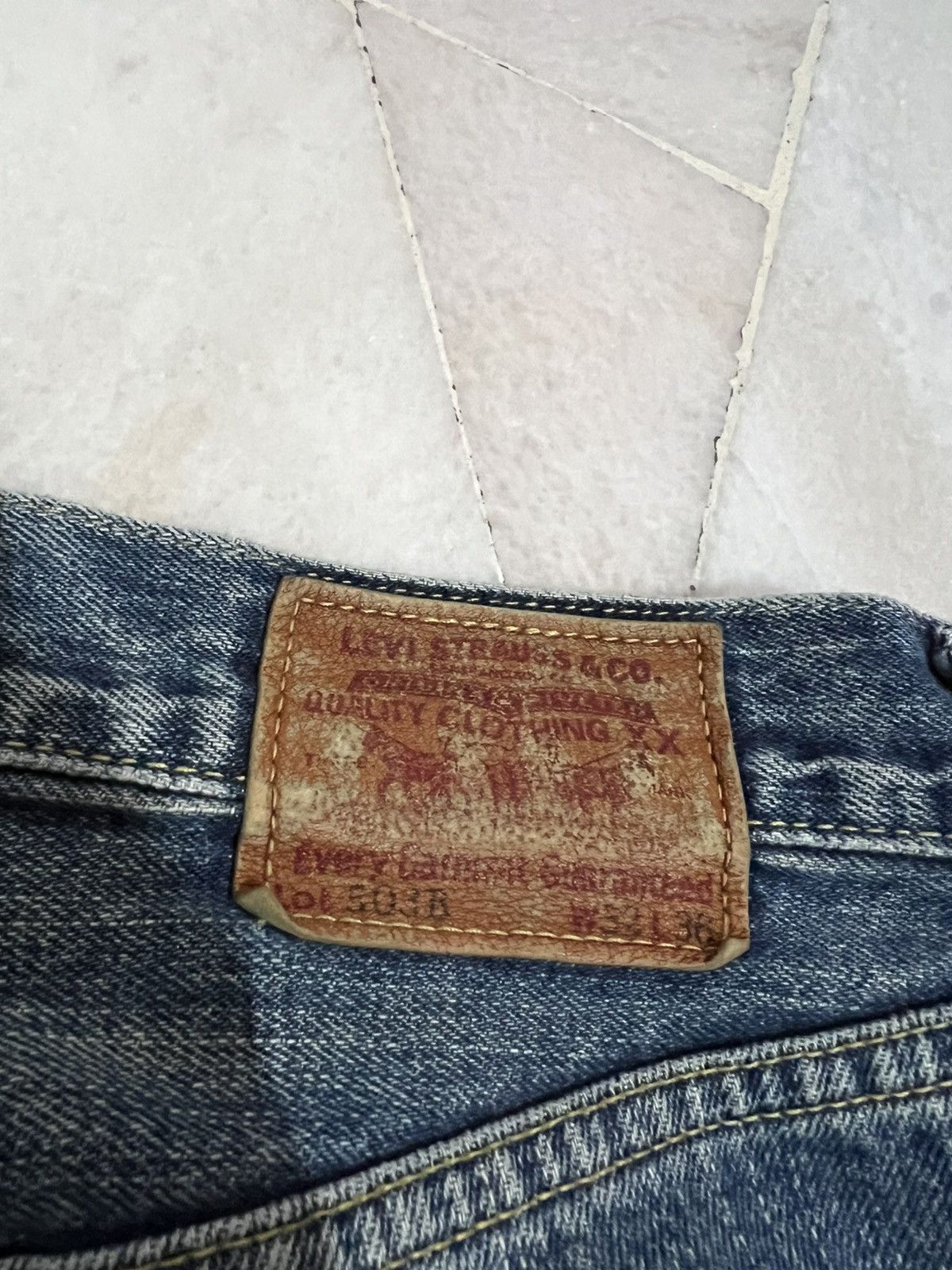 Levi's × Levi's Vintage Clothing VINTAGE 90’S LEVIS 503B SELVEDGE BIG E JEANS Size US 30 / EU 46 - 20 Thumbnail