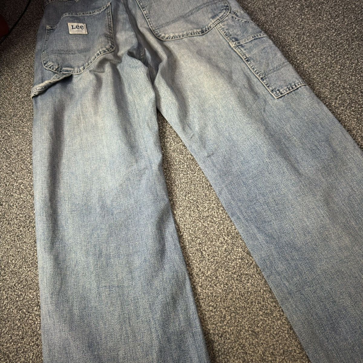 Lee Workwear Vintage 90s Lee Sanforized Carpenter Marbling Denim Size US 30 / EU 46 - 12 Thumbnail