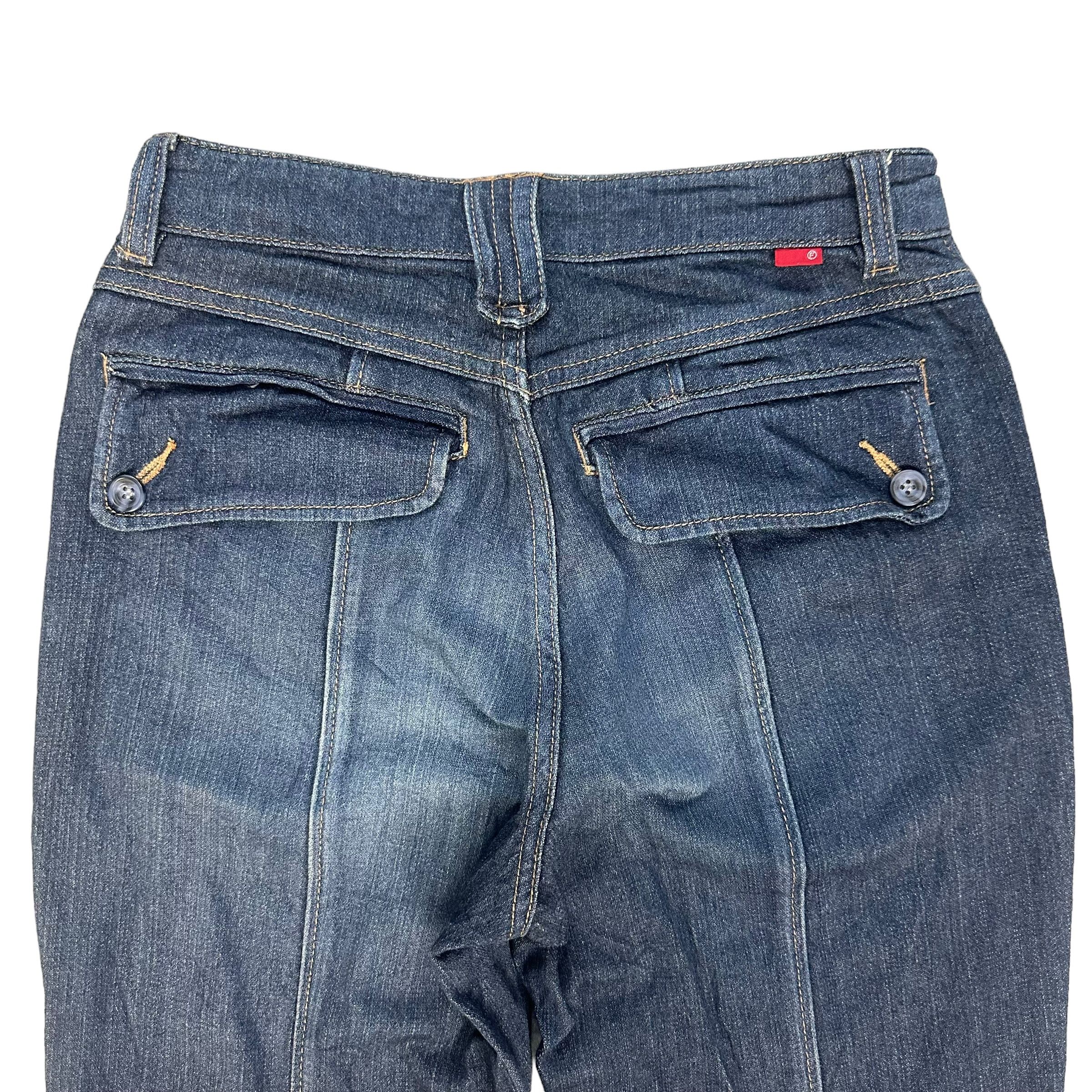 Japanese Brand UNBRAND NICE DESIGN JEANS #8863-032 Size 26" / US 2 / IT 38 - 8 Thumbnail