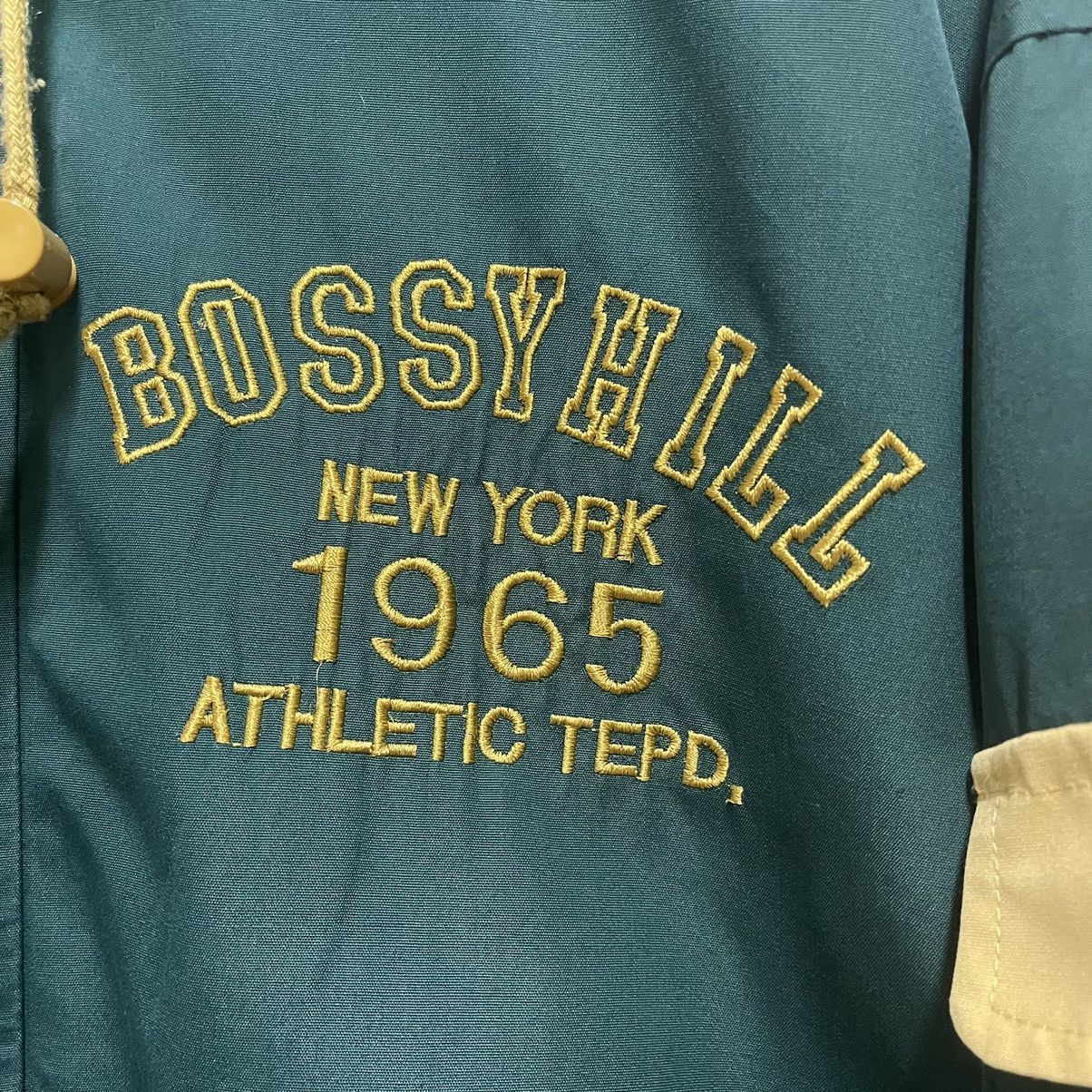 Japanese Brand VTG BOSSHILL NEW YORK ATHLETIC DEPT 1965 HOODIE JACKET Size US L / EU 52-54 / 3 - 5 Thumbnail