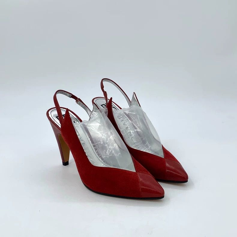 Givenchy Givenchy Size 36 Red Pointed Heels Size US 5.5 / IT 35.5 - 2 Thumbnail
