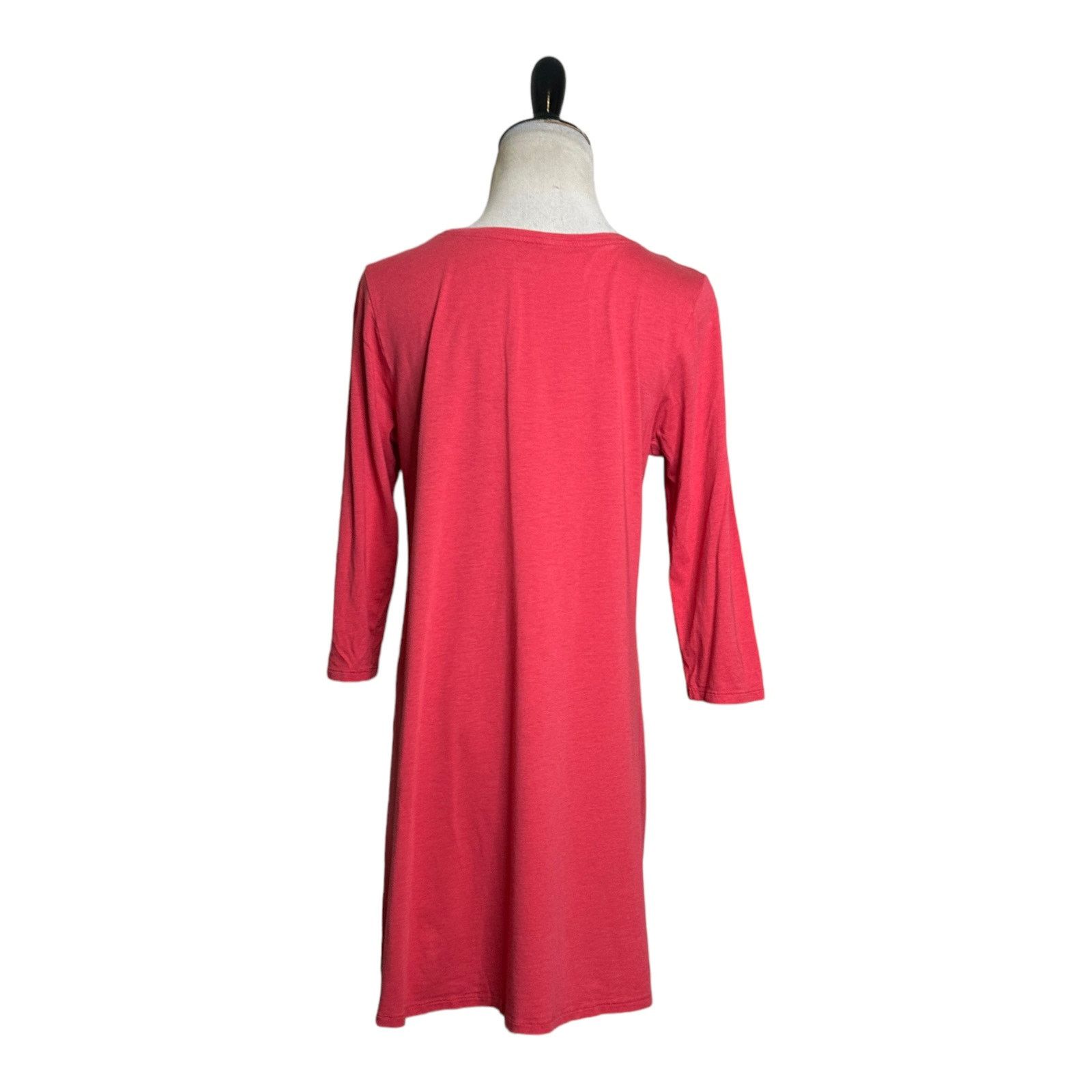 J. Jill PureJill reddish pink 3/4 sleeves tunic top size small Tall Size S / US 4 / IT 40 - 2 Thumbnail