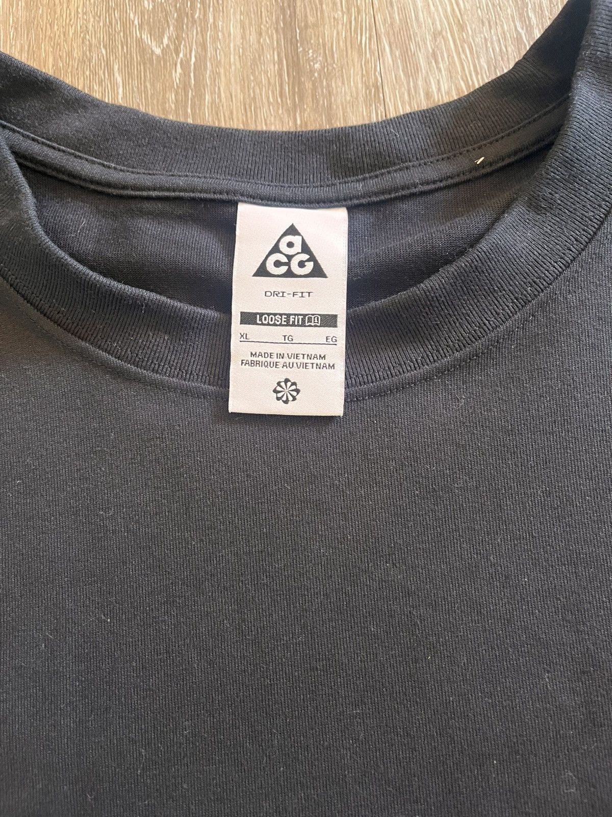 Nike ACG Nike acg black embroidered logo tee Size US XL / EU 56 / 4 - 3 Thumbnail