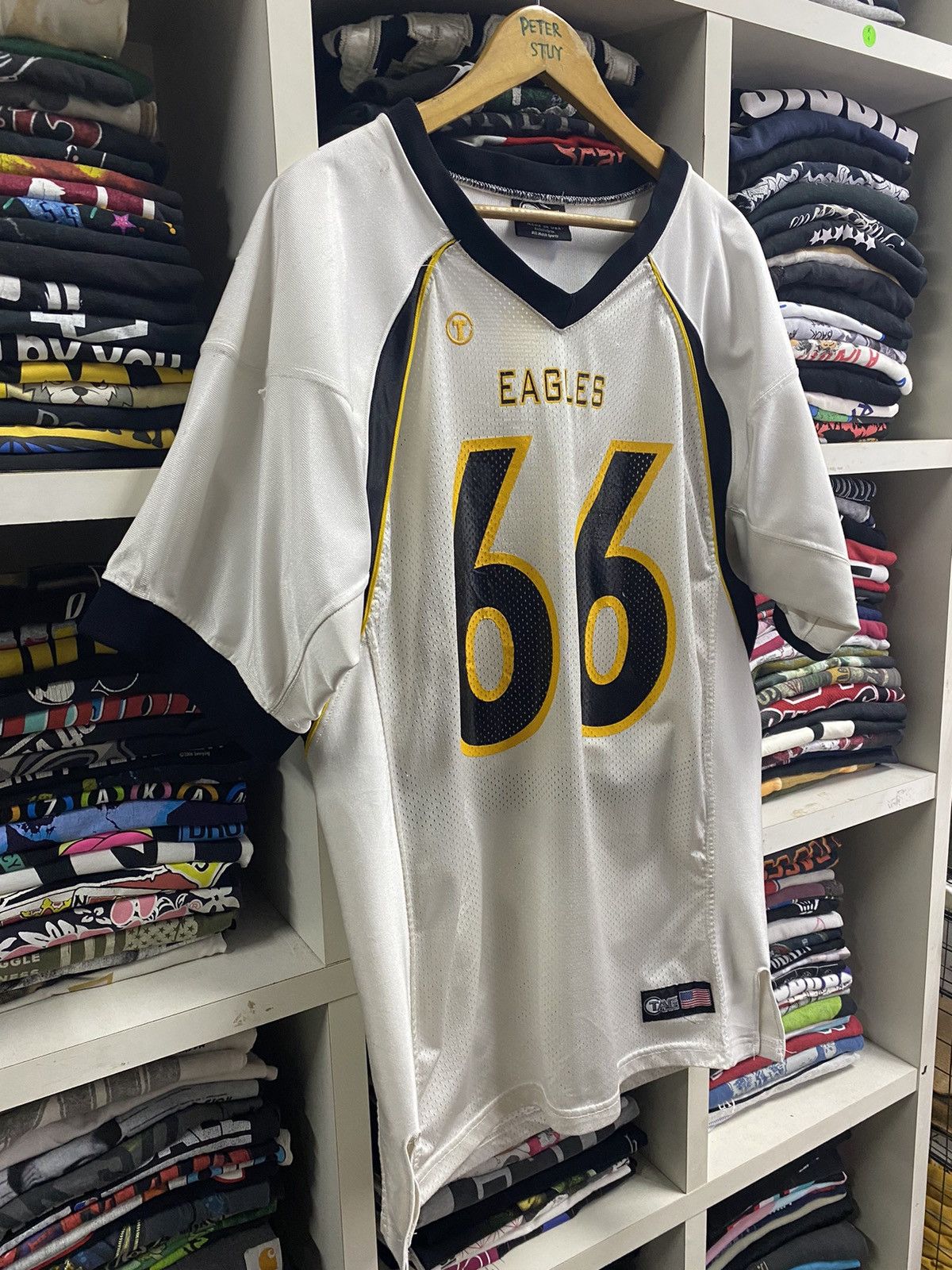 NFL × Vintage Vintage Eagle Team Jersey Size US XL / EU 56 / 4 - 4 Thumbnail