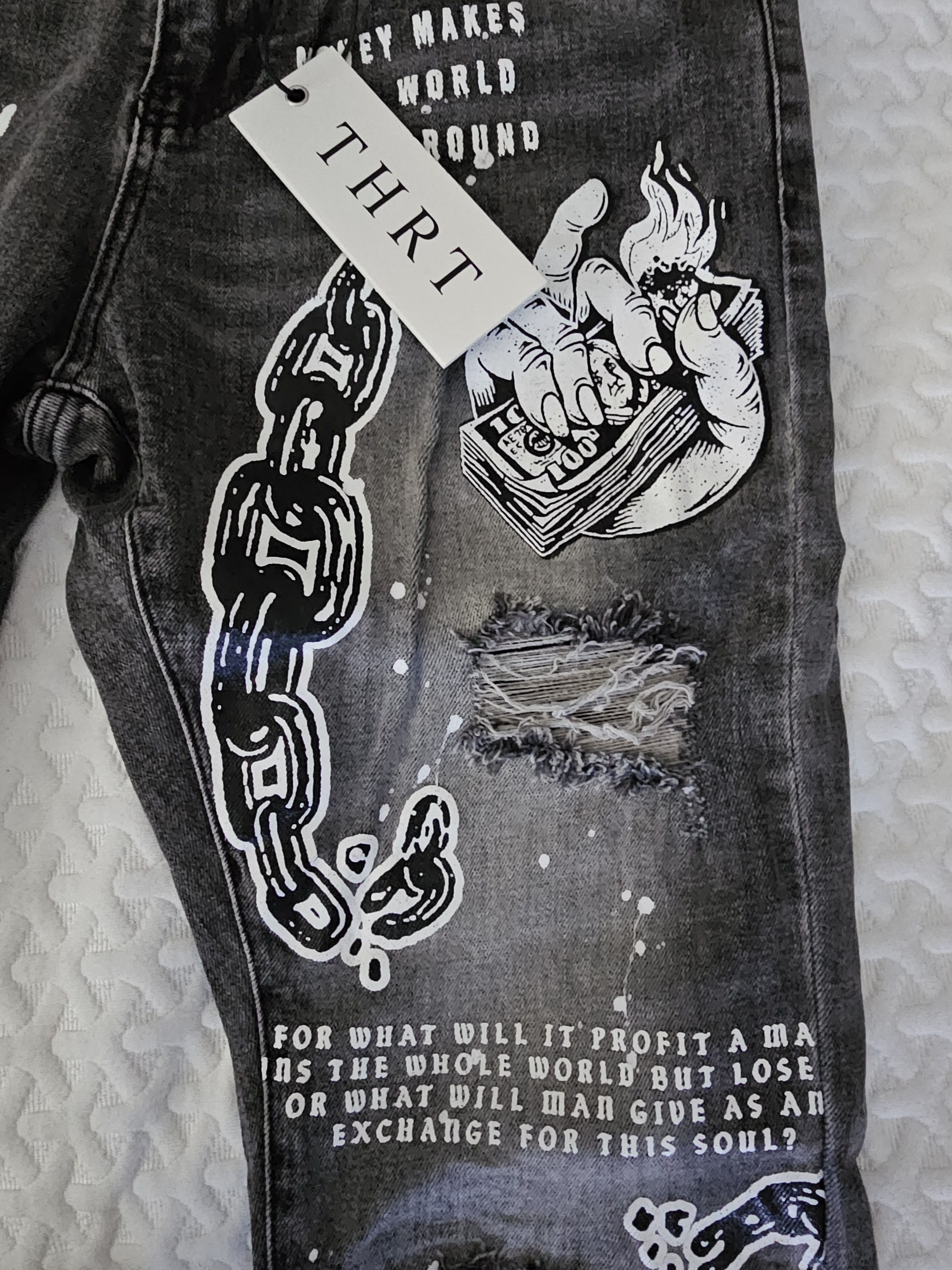 Other THRT DENIM JEAN Size US 34 / EU 50 - 5 Thumbnail