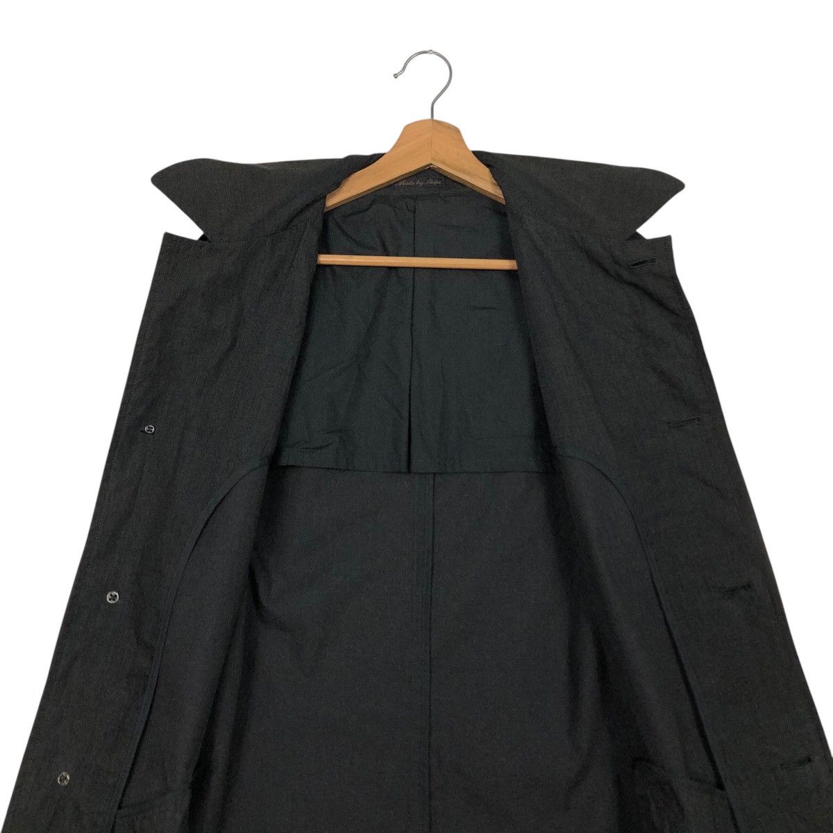 Japanese Brand 📌Vintage Long Jacket Rich Black Ships Japan Made Size US L / EU 52-54 / 3 - 16 Thumbnail