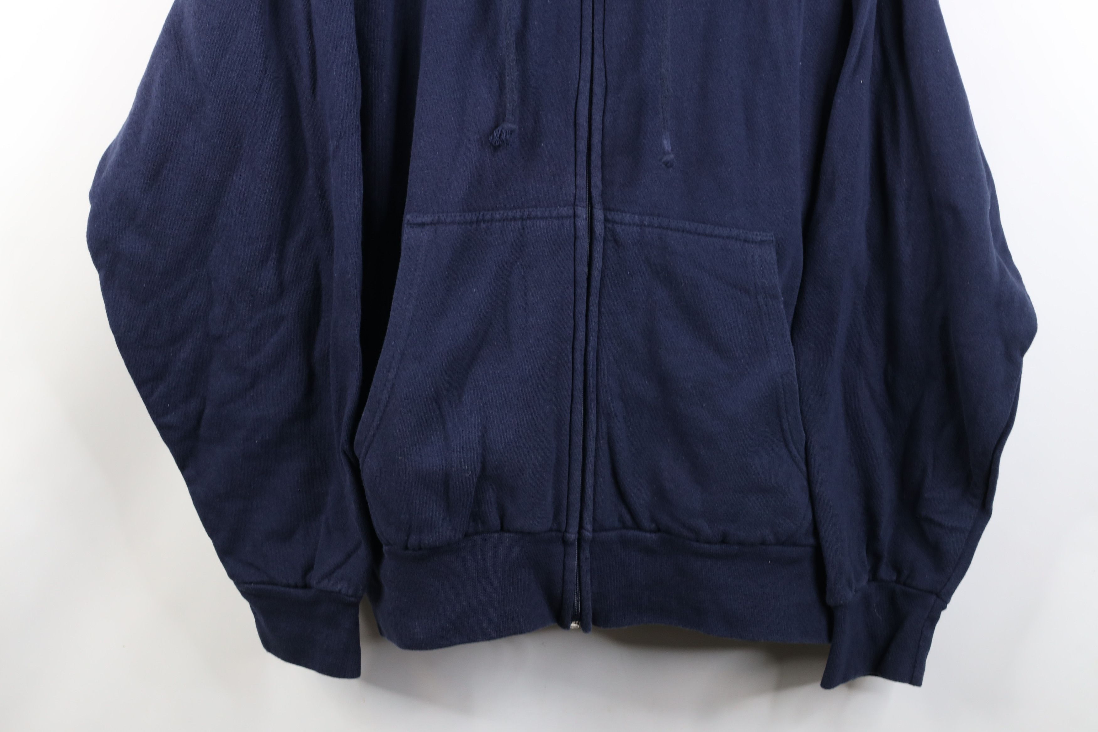Vintage Vintage 90s Streetwear Thermal Waffle Knit Lined Zip Hoodie Size US XL / EU 56 / 4 - 3 Thumbnail