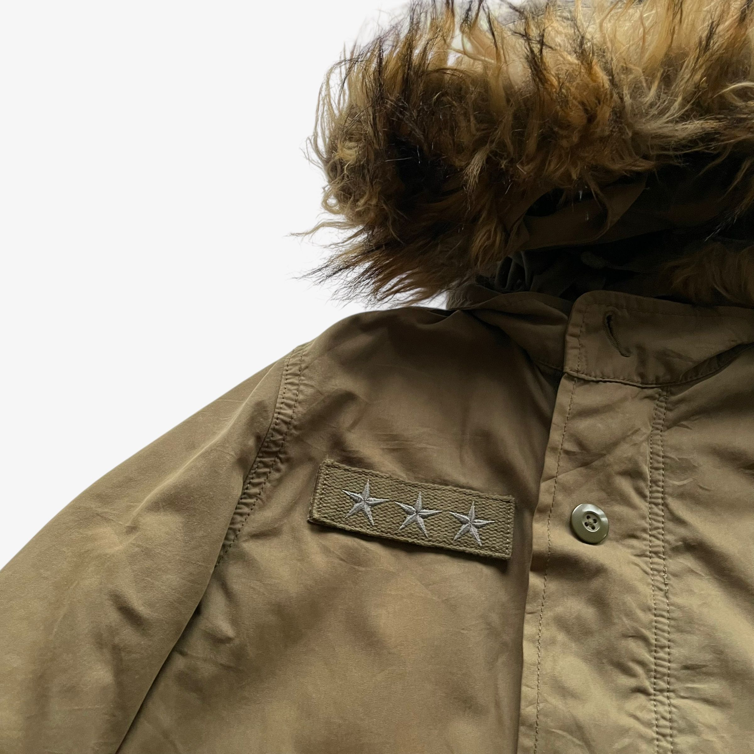 Avirex Vintage Y2K Avirex M-65 Field Mod Khaki Parka Coat Size S / US 4 / IT 40 - 3 Thumbnail
