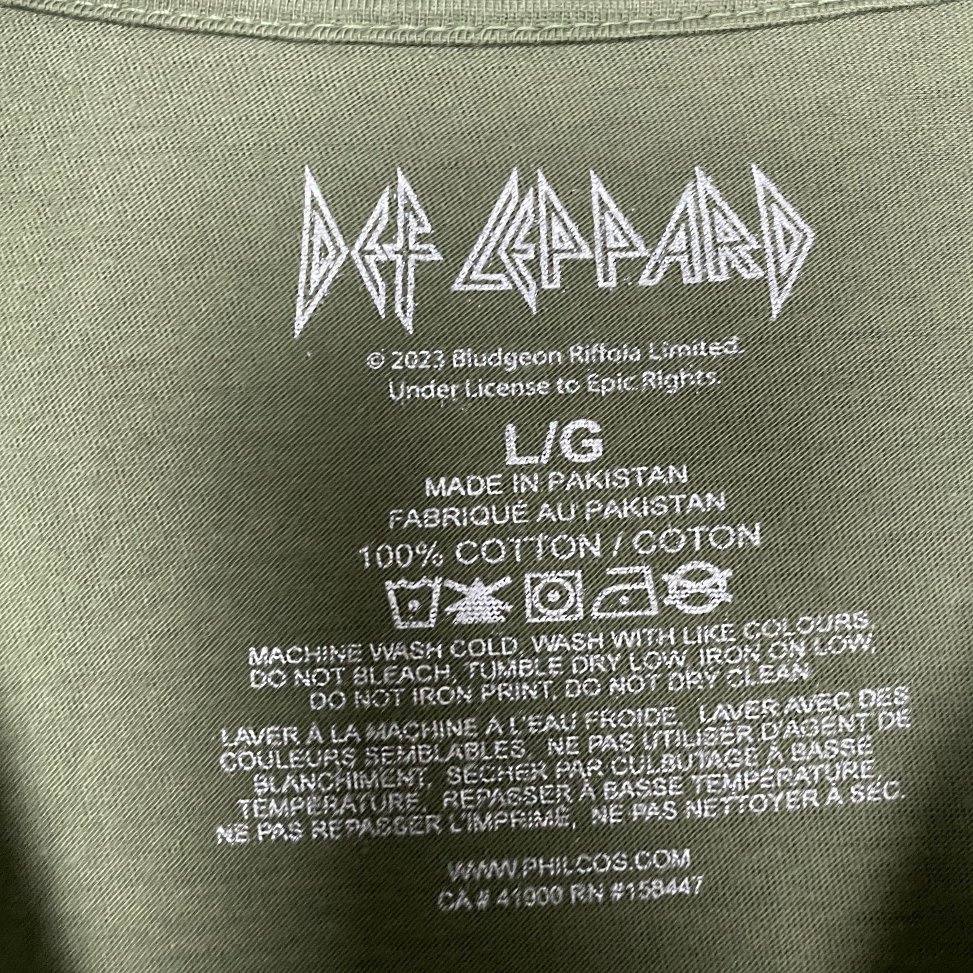 Def Leppard Def Leppard Adrenalized Rock T-shirt size Large Size US L / EU 52-54 / 3 - 2 Thumbnail