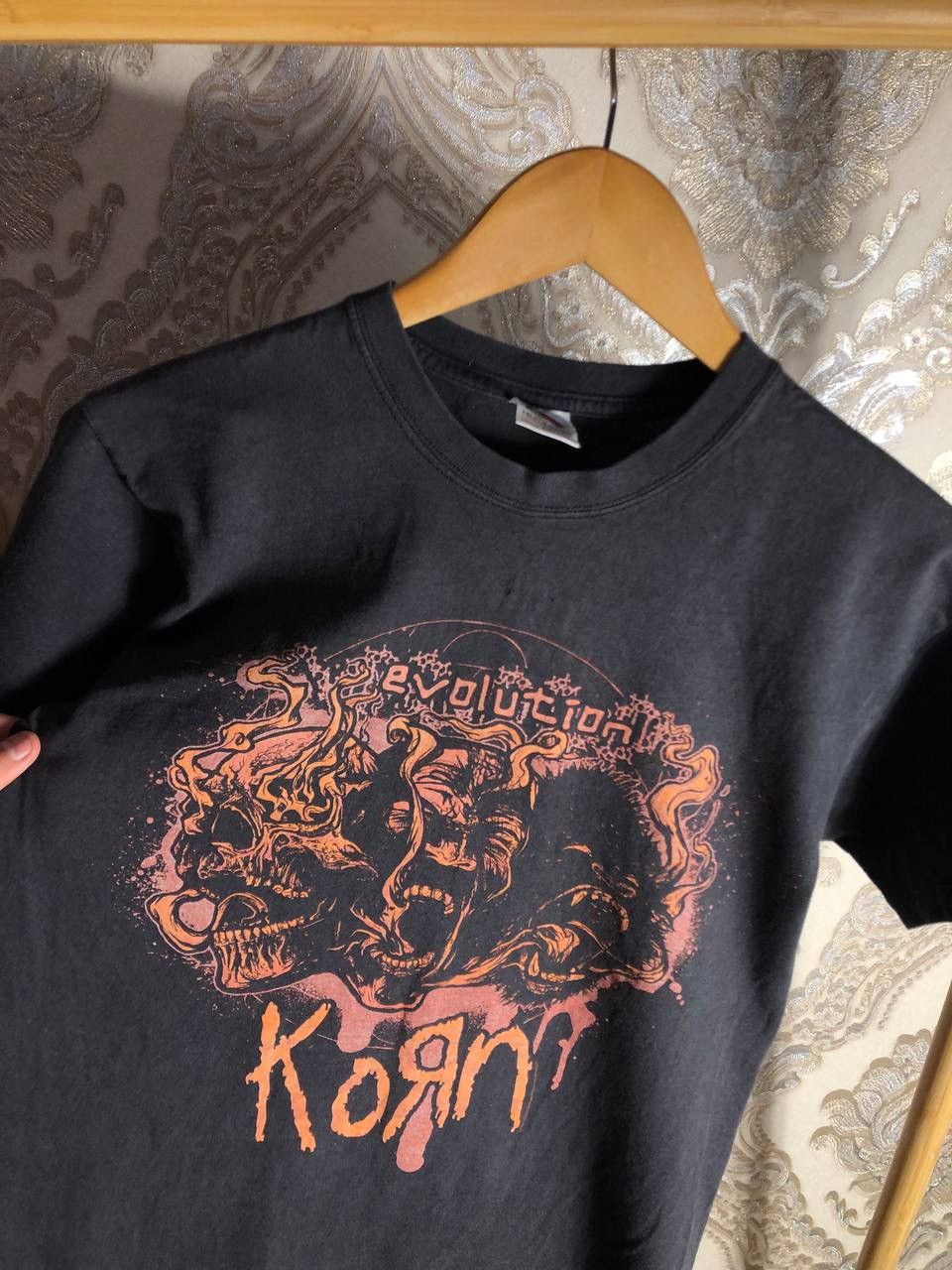 Band Tees × Vintage VERY RARE KORN EVOLUTION WORLD TOUR ROCK T-SHIRT RETRO 90s Size US S / EU 44-46 / 1 - 2 Thumbnail