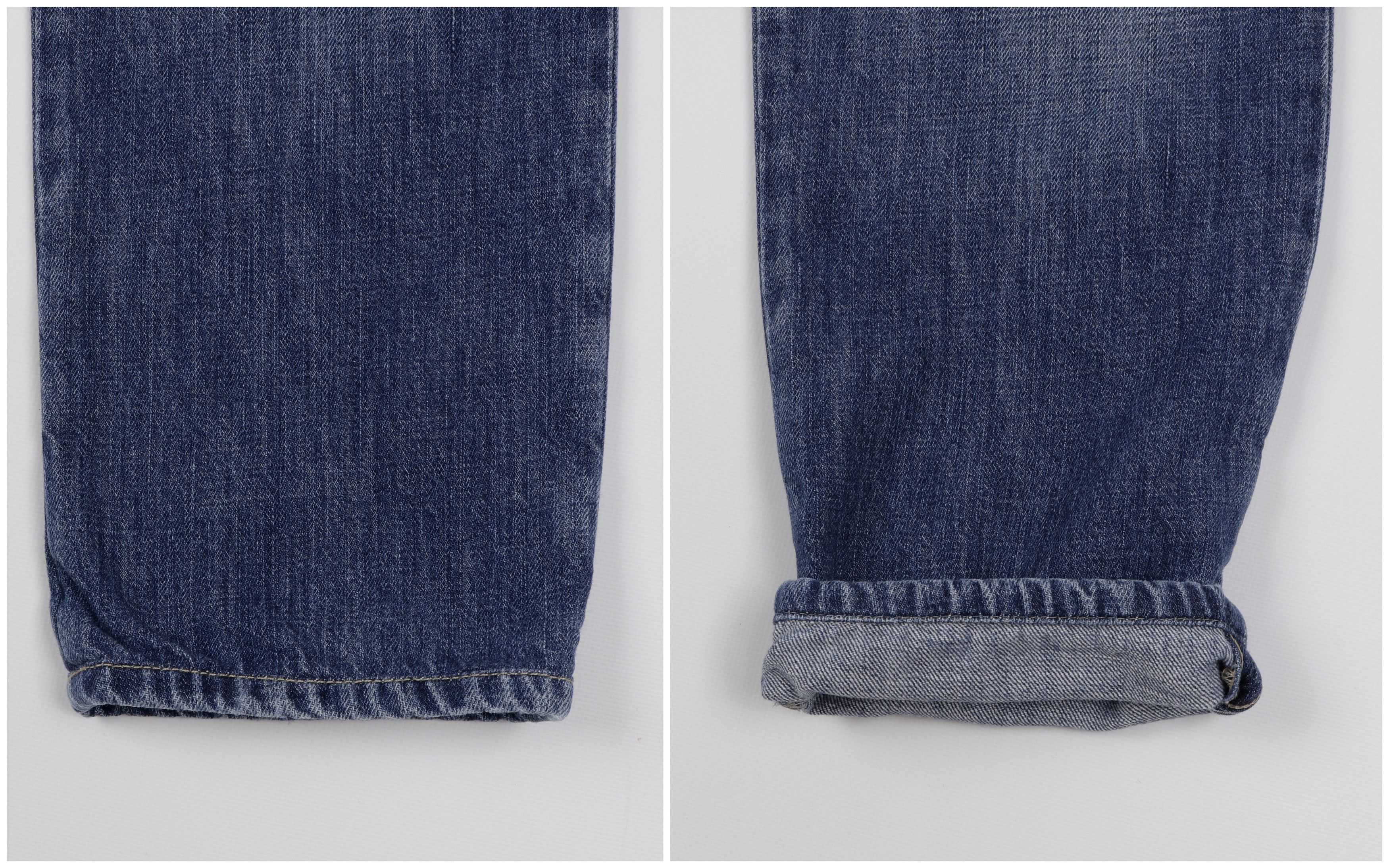Brunello Cucinelli Brunello Cucinelli Blue Cotton Jeans Size US 32 / EU 48 - 9 Thumbnail
