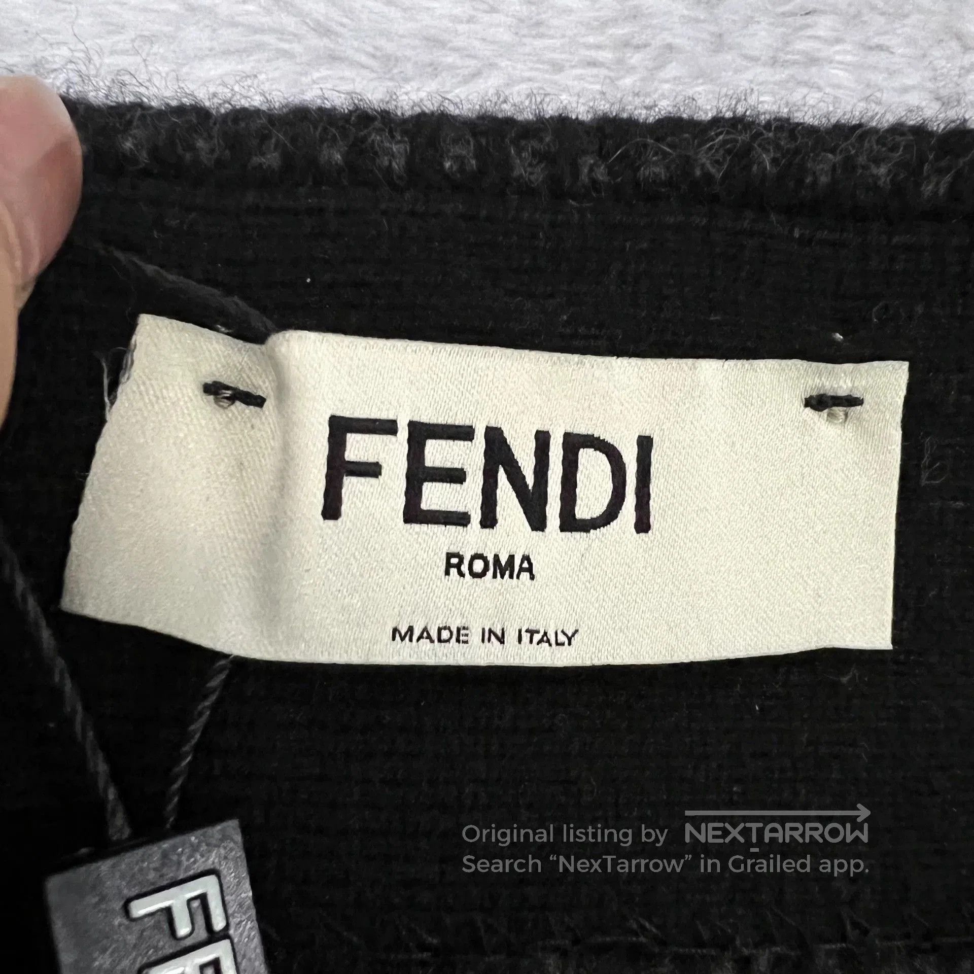 Fendi FENDI FF Logo Knit Mini Skirt. Size US 40 / EU 56 - 4 Thumbnail