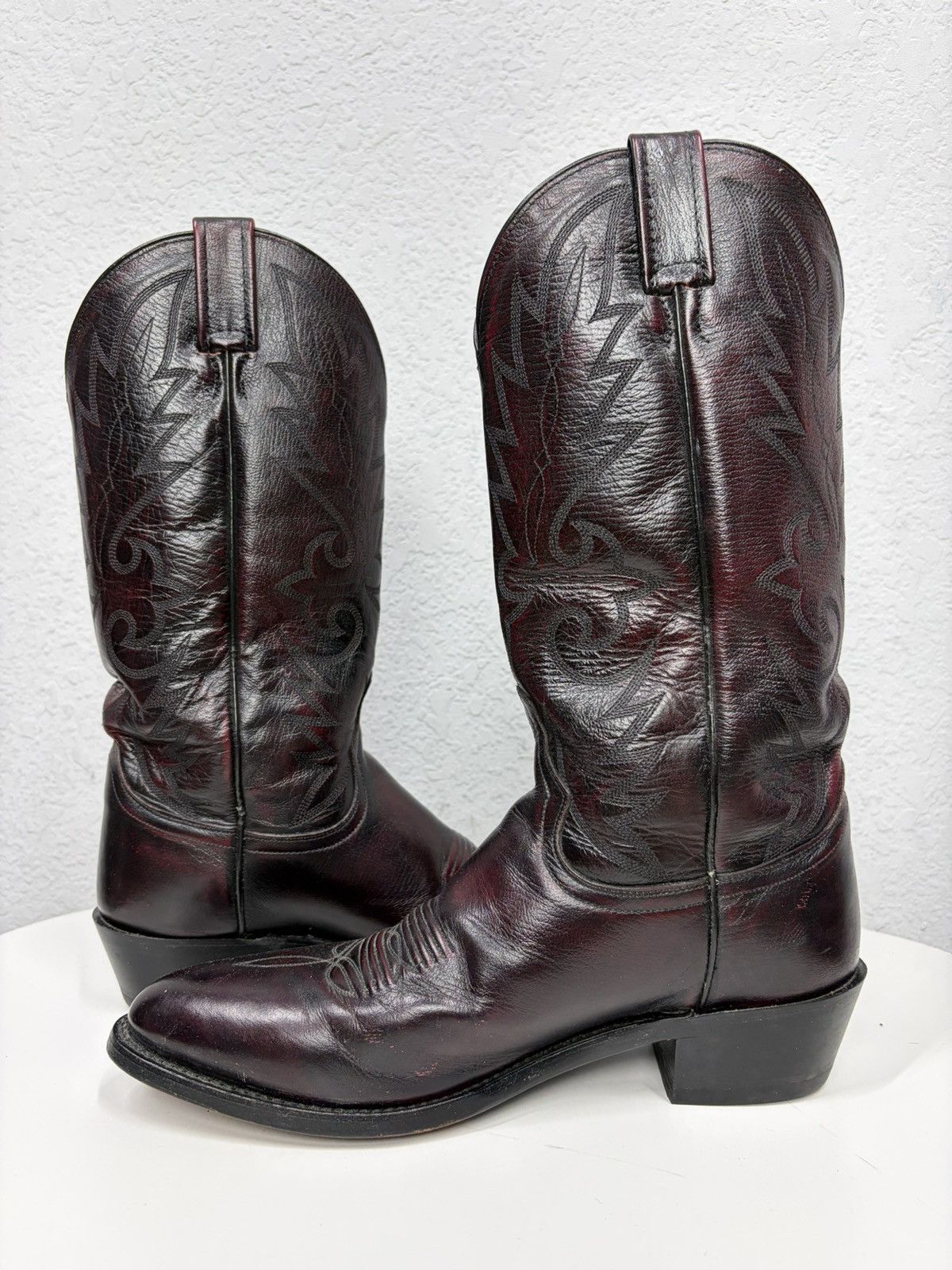 If Six Was Nine Vintage Harley Davidson Guidi Style High Leather Biker Boots Size US 9 / EU 42 - 4 Thumbnail