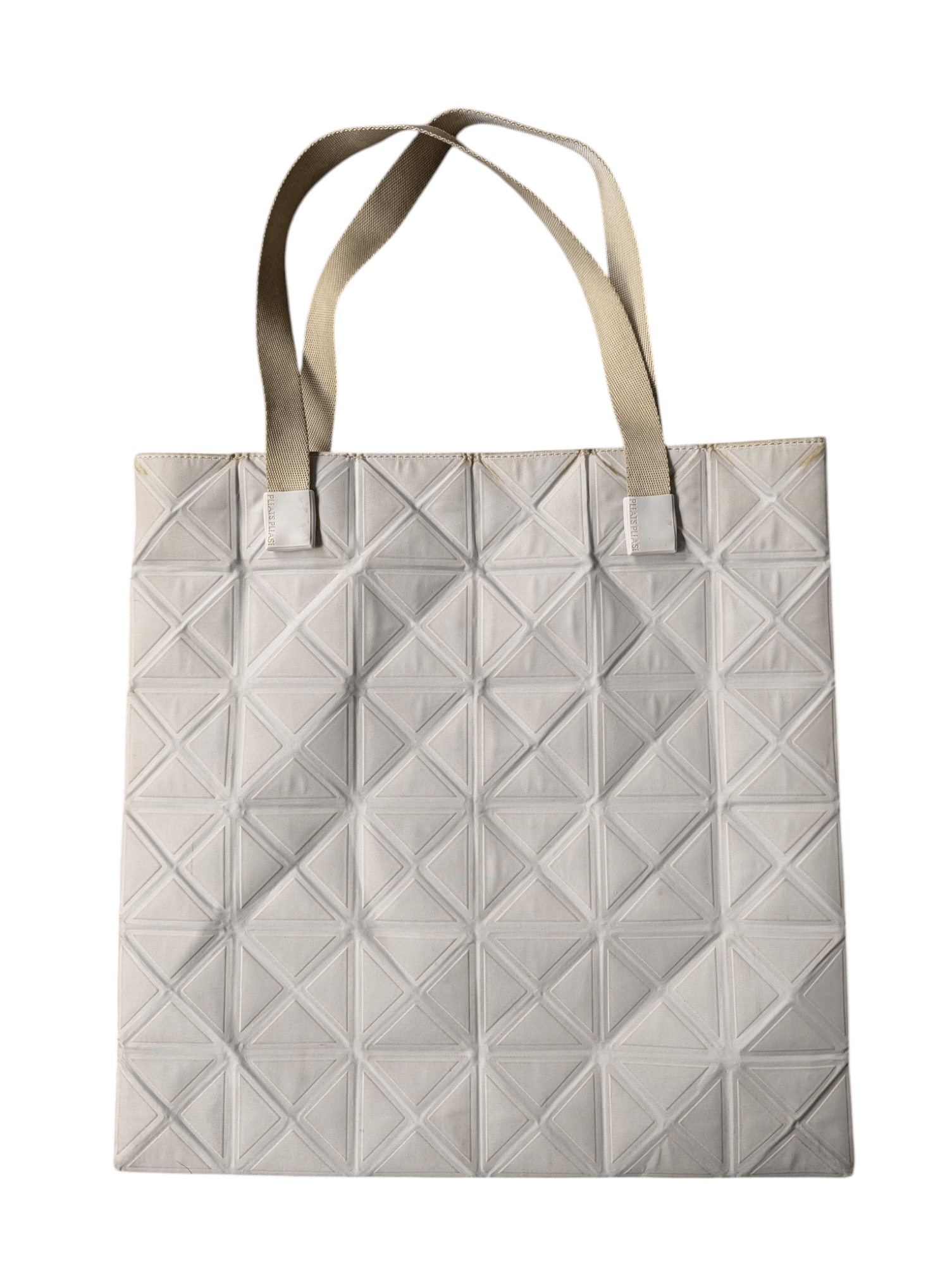 Issey Miyake Pleats Please Tote Bag in Beige, Women's