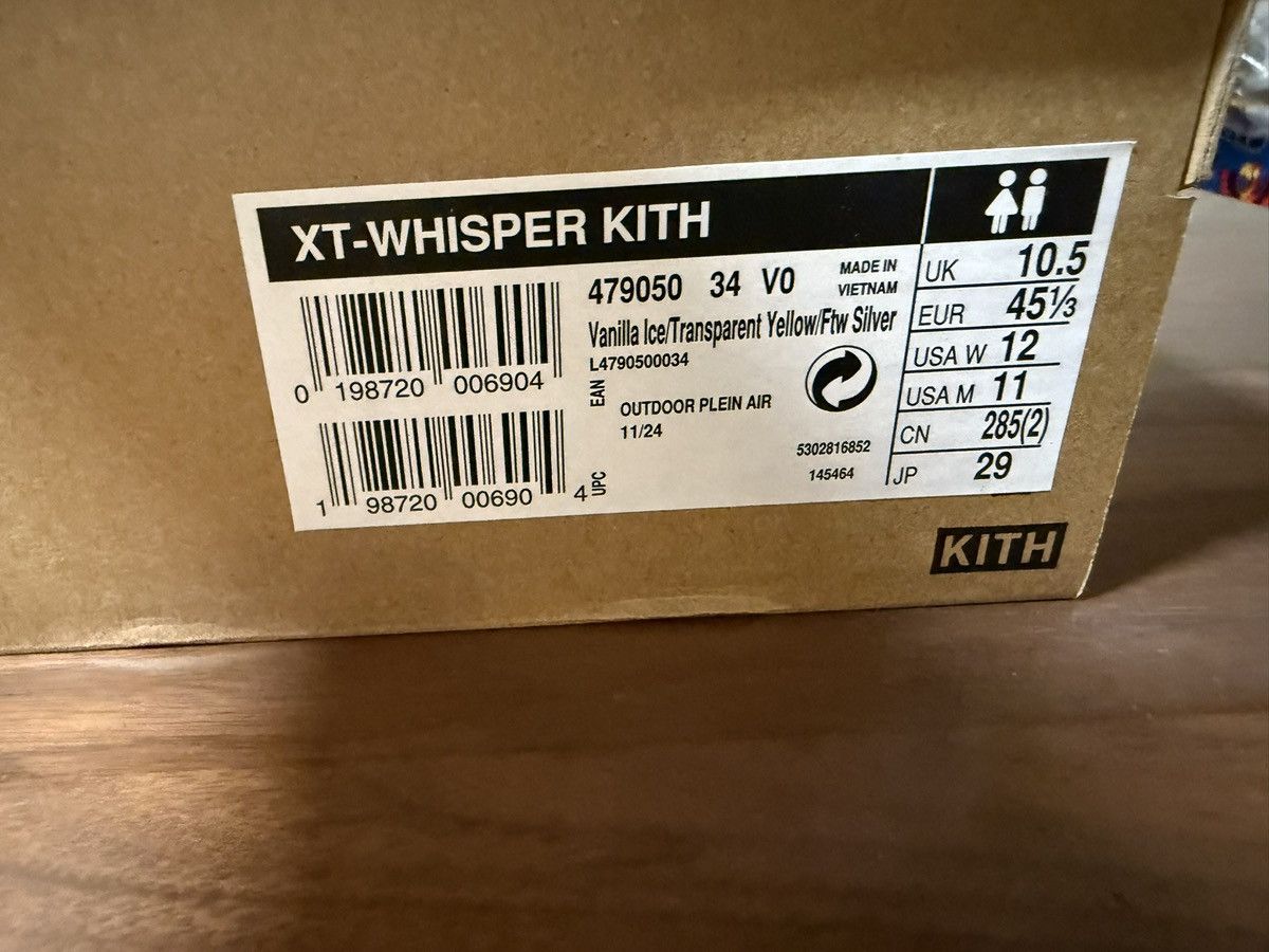 Kith × Salomon Kith Salomon XT-Whisper VANILLA TRANSPARENT YELLOW SILVER Size US 11 / EU 44 - 9 Thumbnail