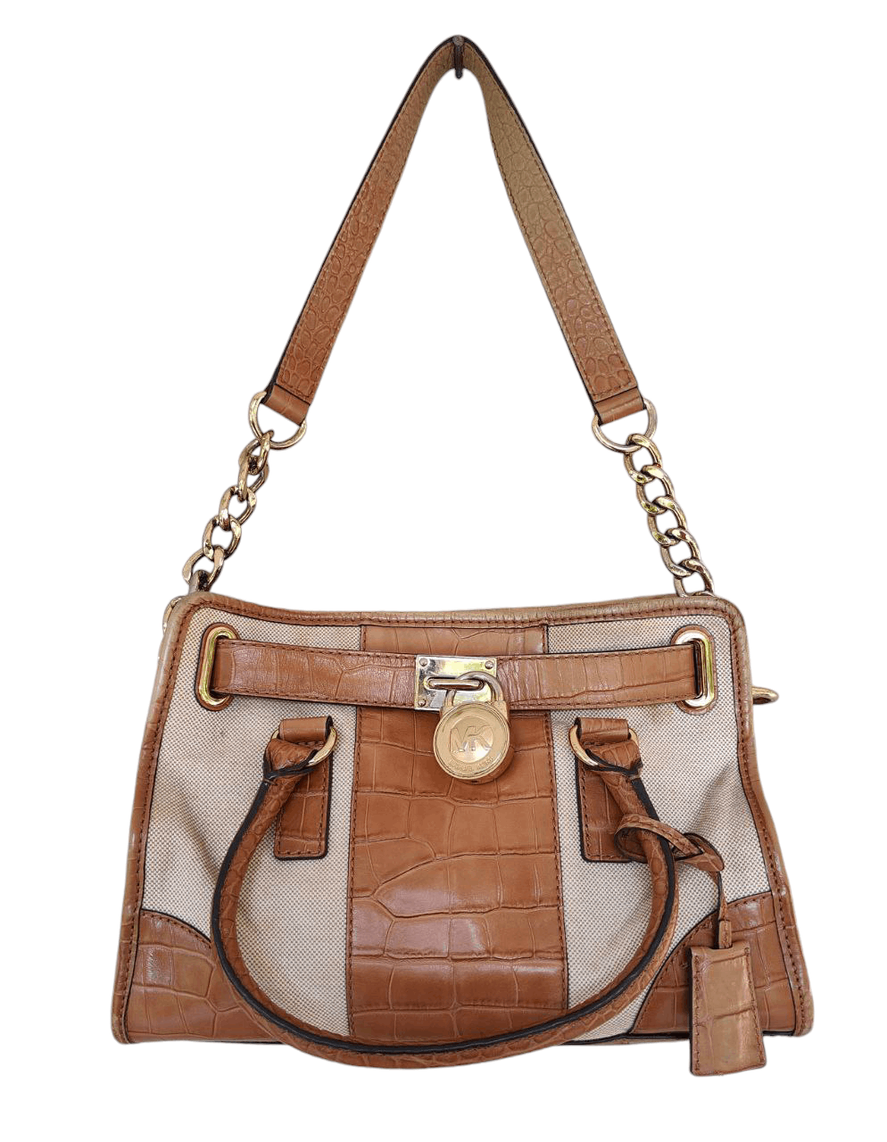 Michael Kors Michael Kors Hamilton Walnut Brown Leather Size ONE SIZE - 1 Thumbnail