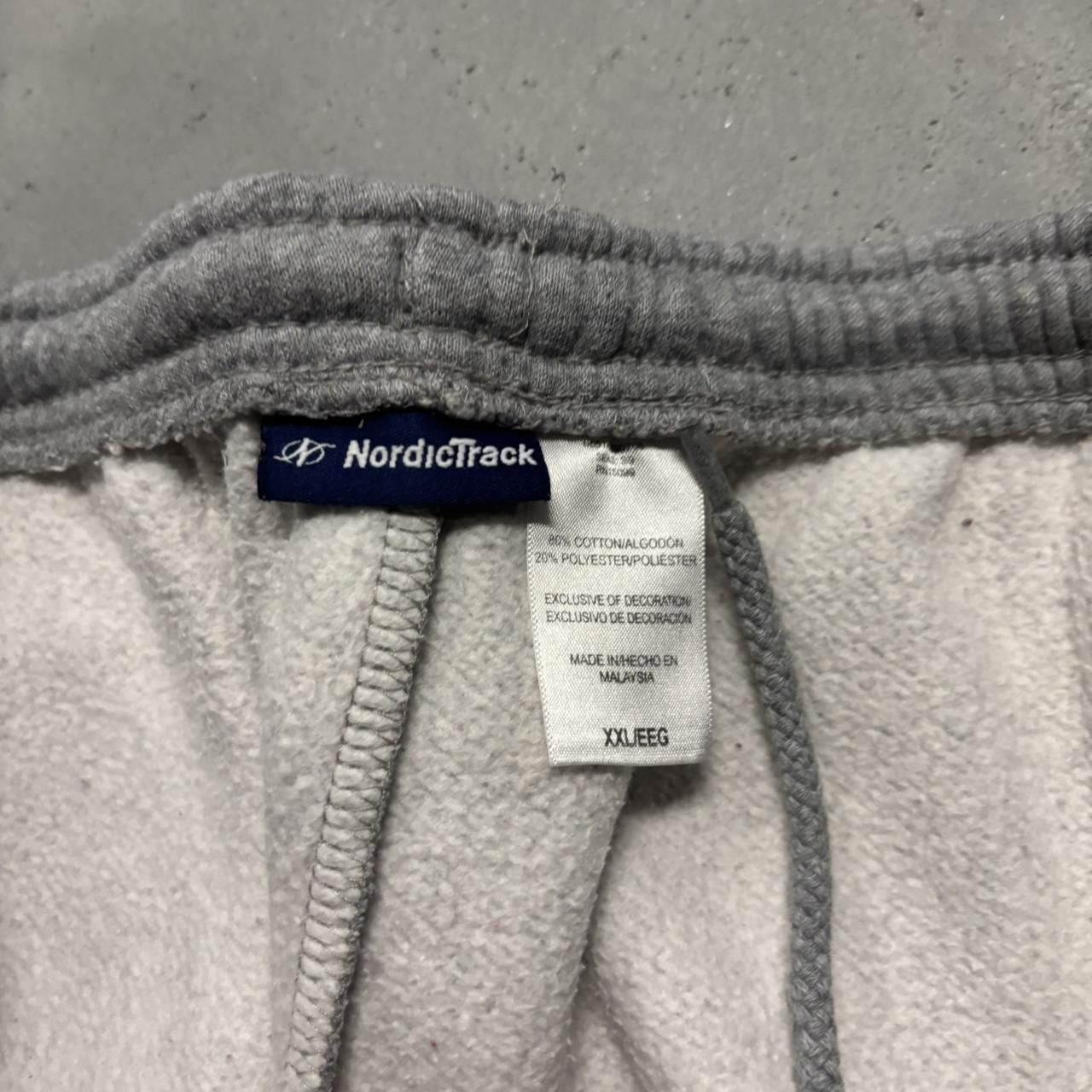 Japanese Brand × Vintage Crazy Vintage Y2K/2000s Baggy Light Grey Comfy Skater Essential Sweatpants! Size US 36 / EU 52 - 6 Thumbnail