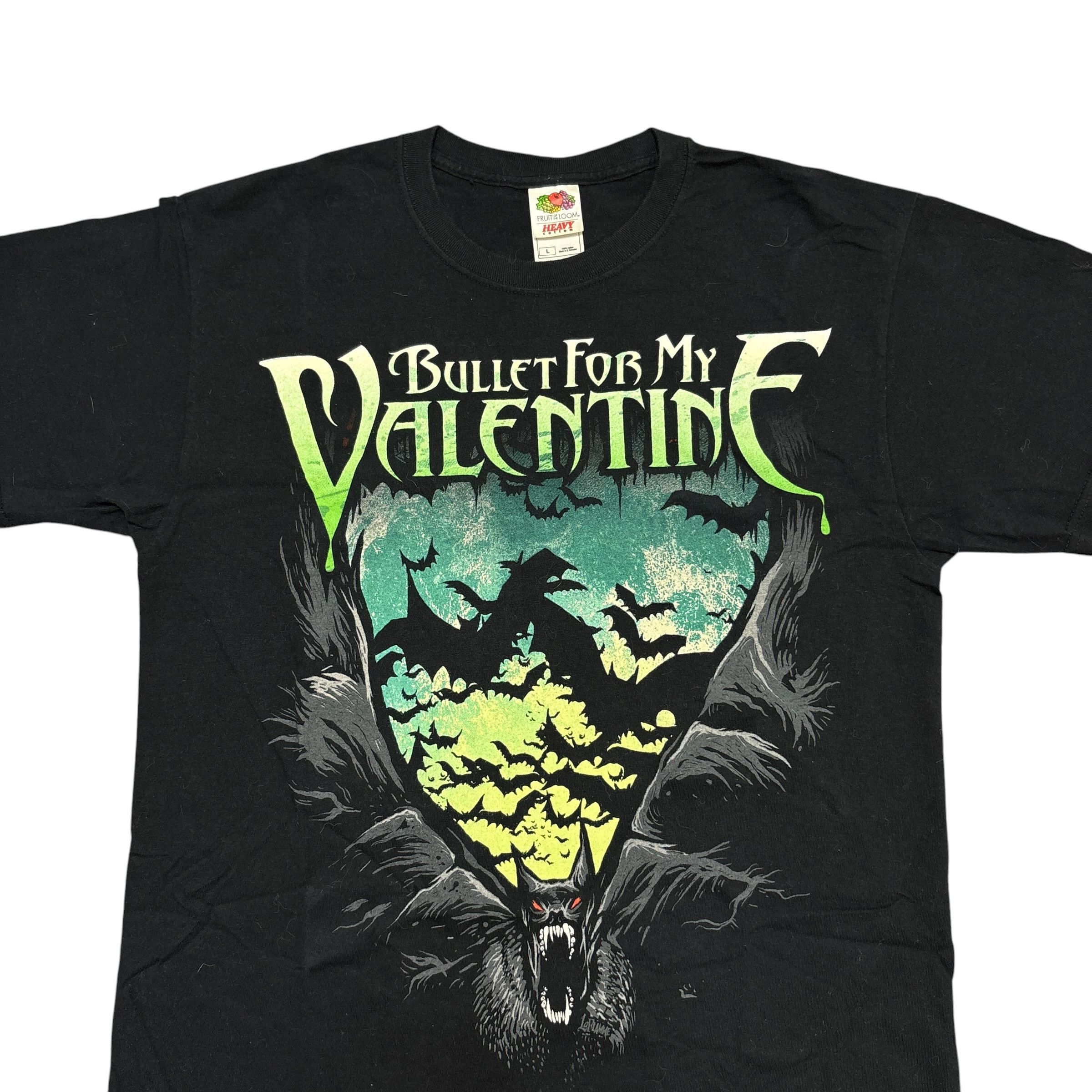 Band Tees Vintage Bullet For My Valentine Shirt Y2K Metalcore Band Tee Size US L / EU 52-54 / 3 - 4 Thumbnail
