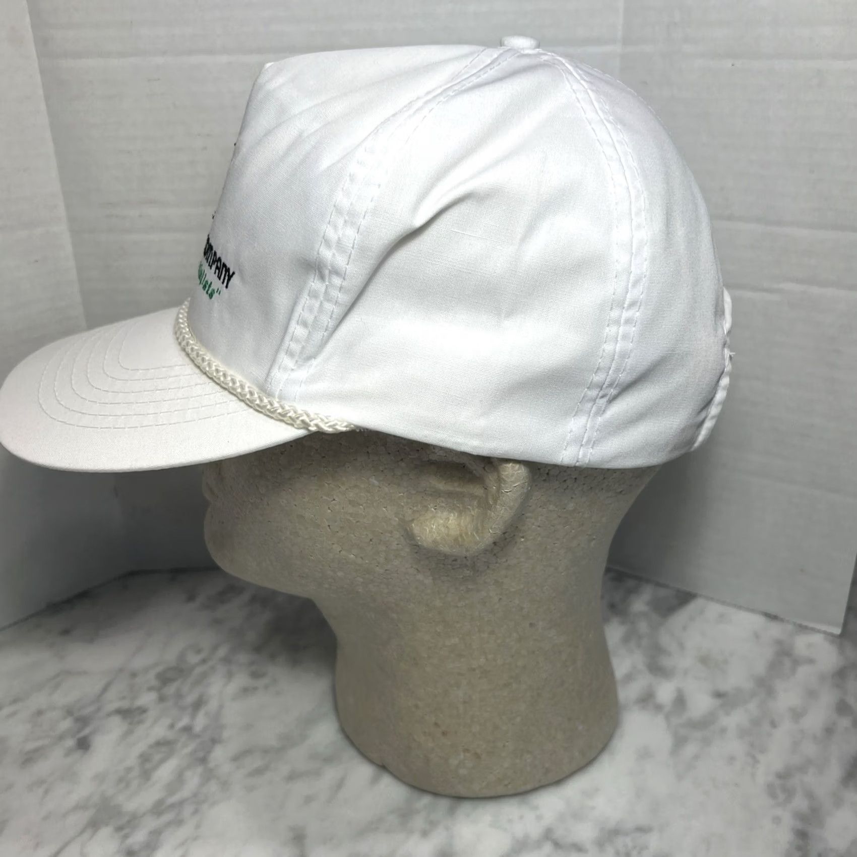 Vintage VINTAGE Northern Grain Company Otto Strapback Hat White Agri Business Specialists Rope Mens Size ONE SIZE - 7 Thumbnail