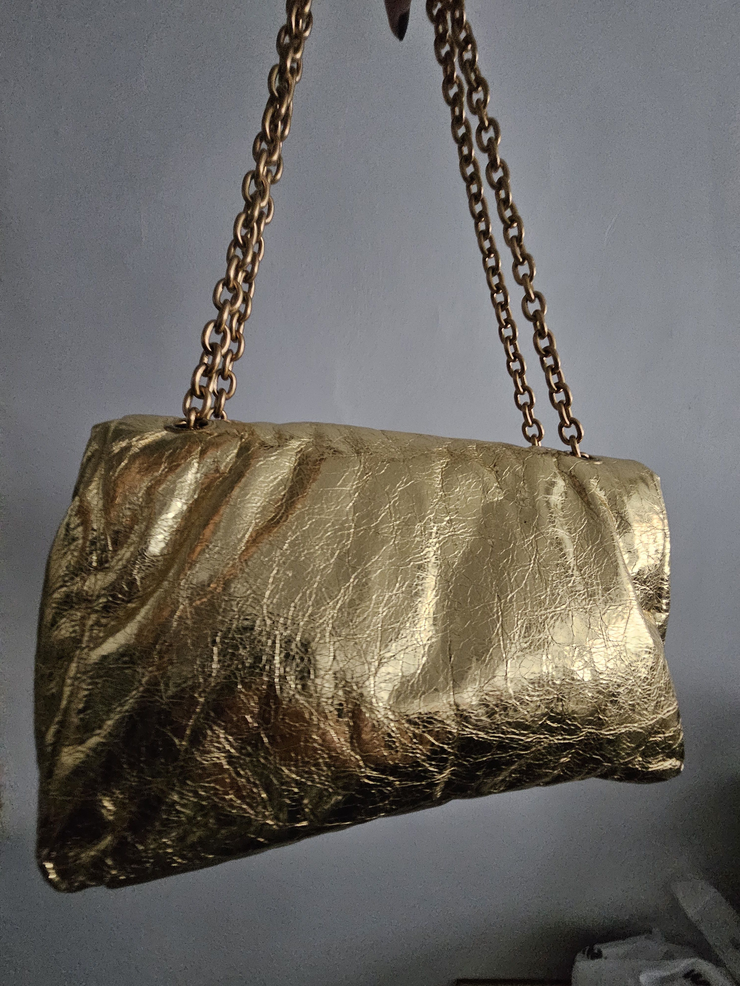 Balenciaga Balenciaga Small Gold Monaco Bag Size ONE SIZE - 4 Thumbnail