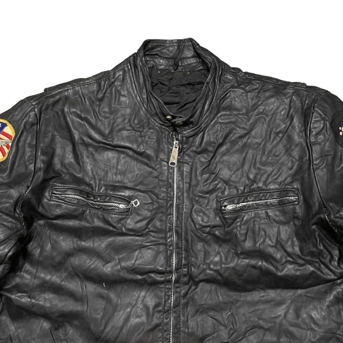 Schott Vintage Rider Leather Jacket Inspired Schott Size US L / EU 52-54 / 3 - 2 Thumbnail