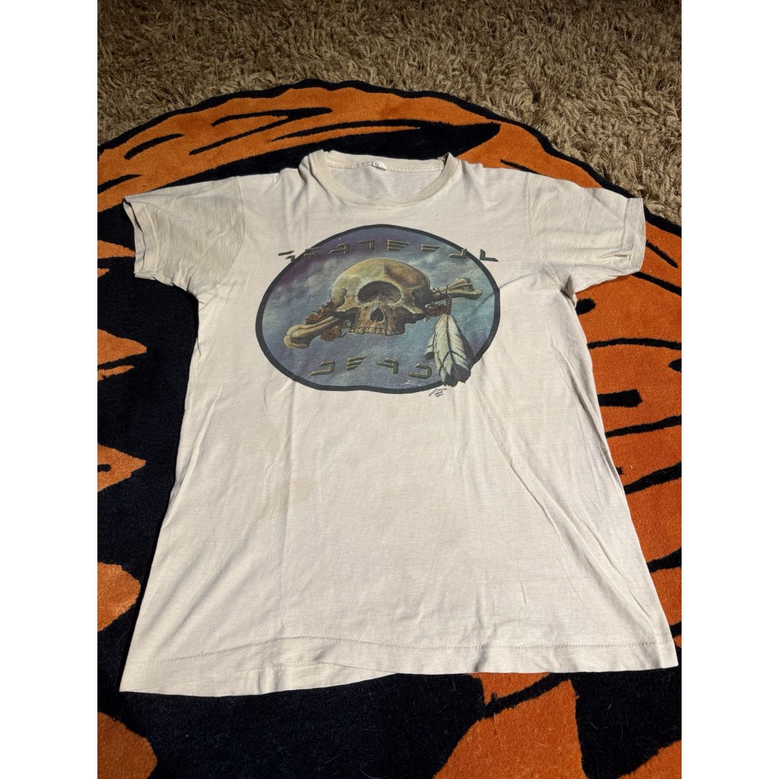 Grateful Dead Vintage 1977 Grateful Dead Cyclops Kelley Mouse Concert Tee Size US M / EU 48-50 / 2 - 1 Thumbnail