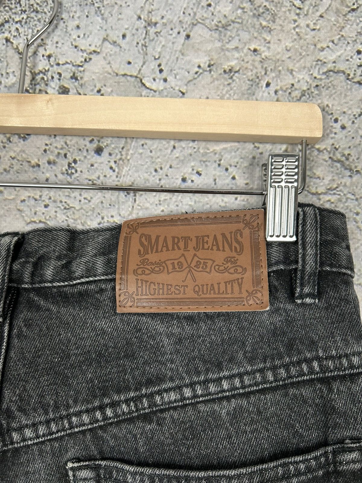 Vintage Vintage Washed Black Denim Pants Jeans Rock Punk Grunge Size US 33 - 6 Thumbnail