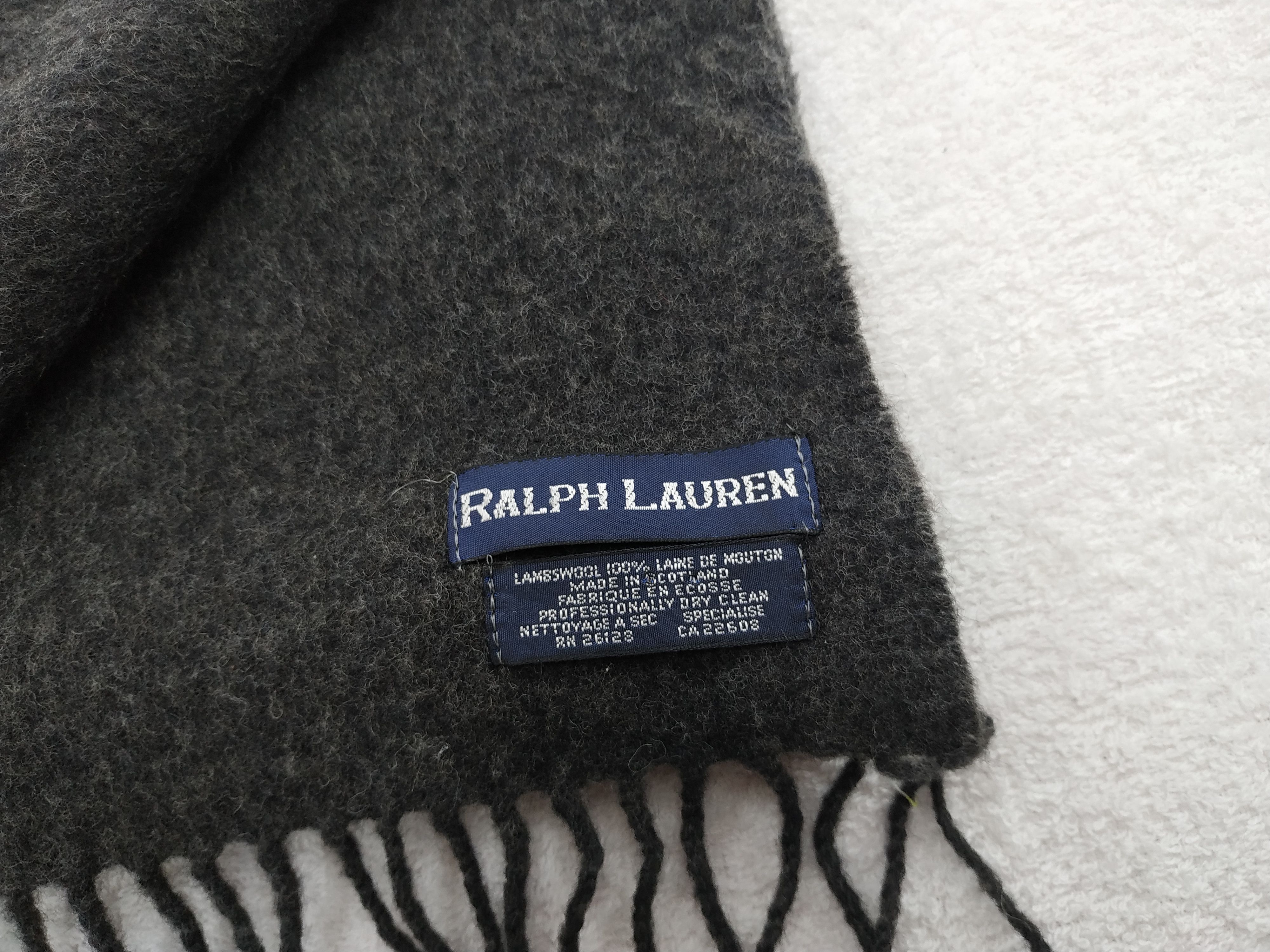 Polo Ralph Lauren Vintage Polo Ralph Lauren Wool Scarf/Muffler/Neckwear MF034 Size ONE SIZE - 6 Thumbnail