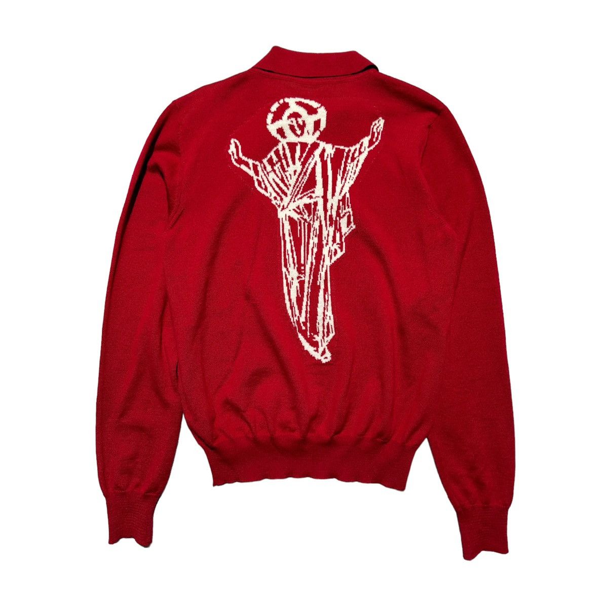 Dsquared2 FW2005 Jesus intarsia knit polo Size US S / EU 44-46 / 1 - 1 Thumbnail