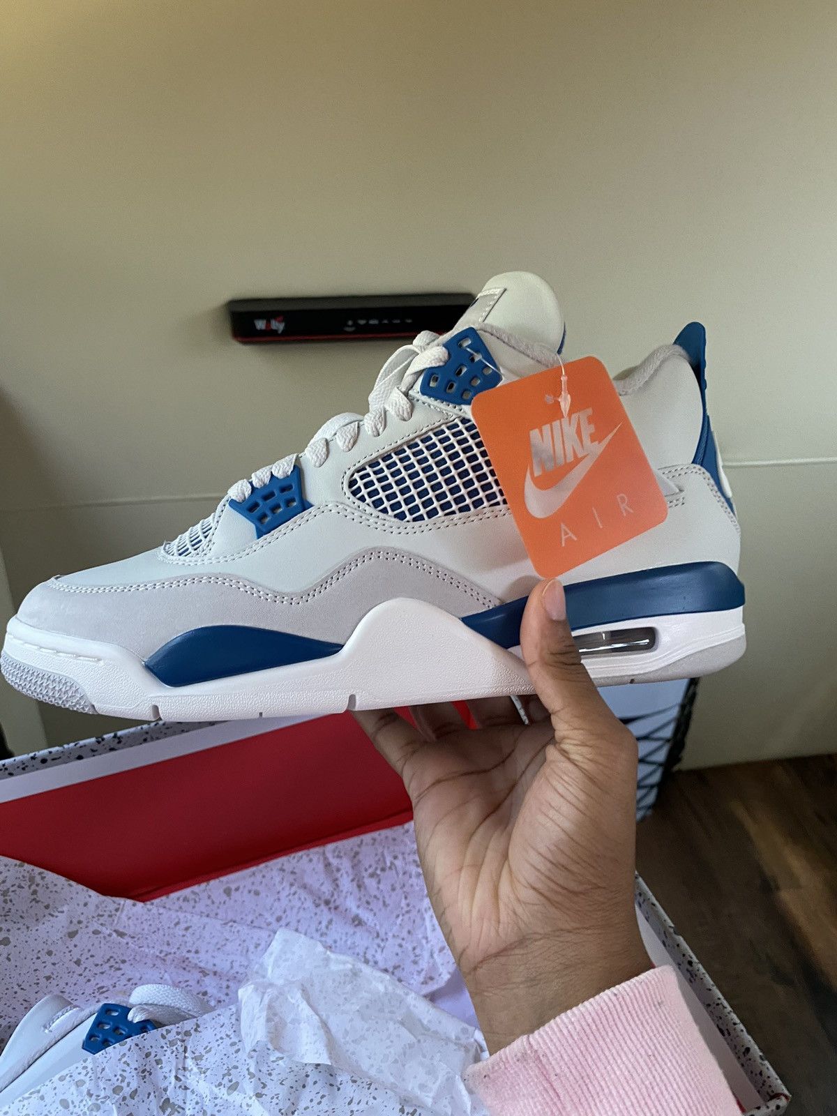 Jordan Brand Jordan 4 Military Blue(SIZE 10) Size US 10 / EU 43 - 1 Thumbnail