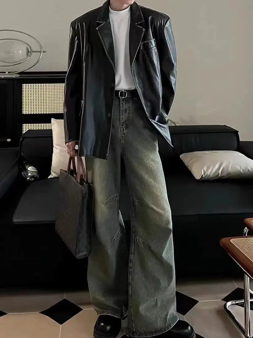 Japanese Brand Vintage Wash Y2K Street Hip Hop Micro Flare Jeans Size US 32 / EU 48 - 3 Thumbnail
