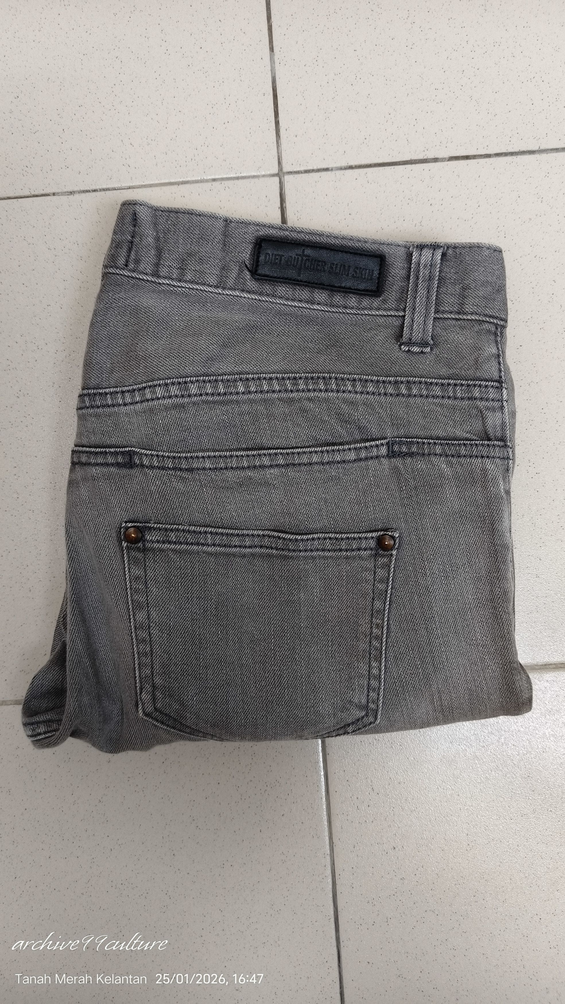 Diet Butcher Slim Skin AW2013 DIET BUTCHER SLIM SKIN Classic Grey Skinny Jeans Size US 32 / EU 48 - 17 Thumbnail