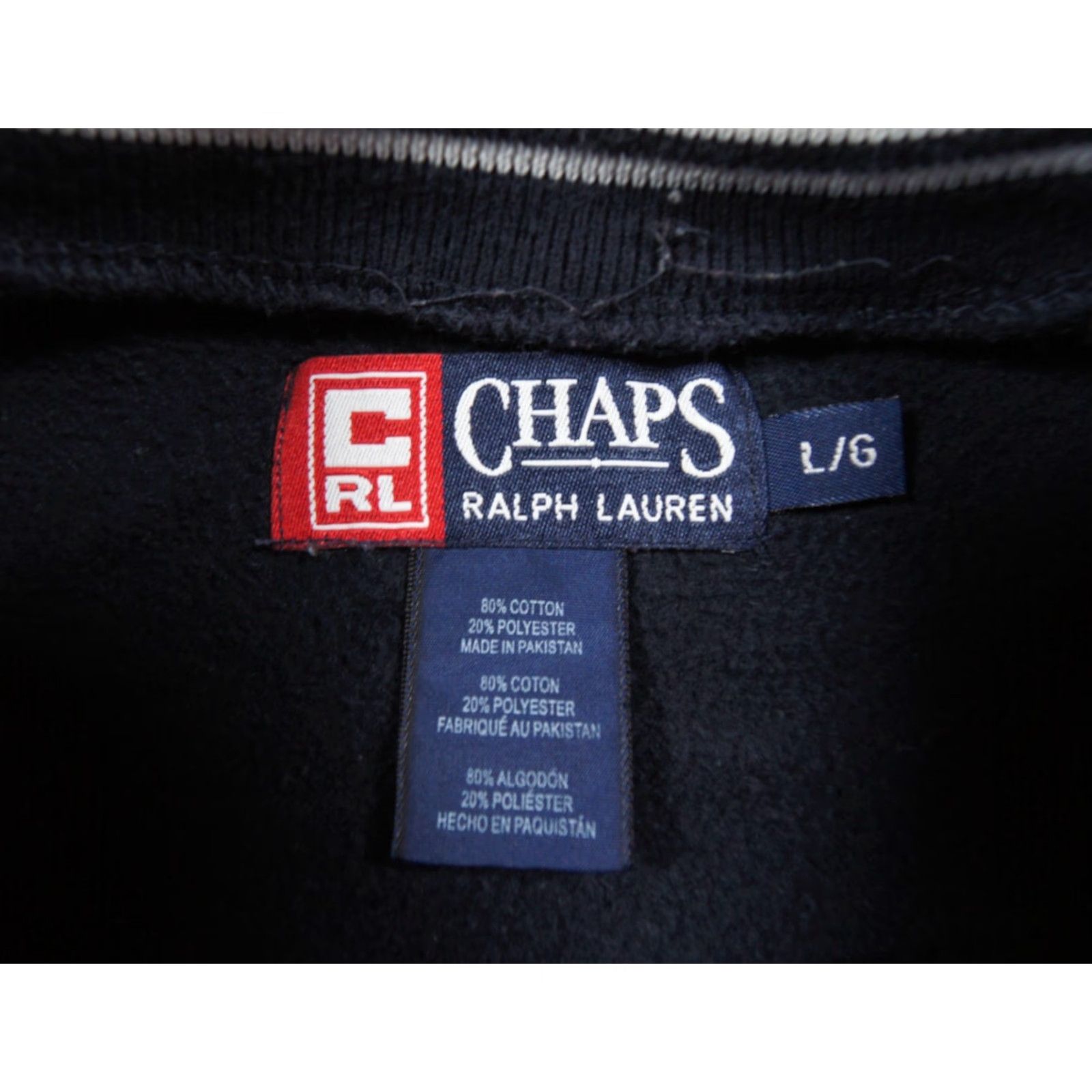 Ralph Lauren VINTAGE Ralph Lauren Chaps Sweatshirt Mens Large Blue Crewneck Pullover Y2K Size US L / EU 52-54 / 3 - 6 Thumbnail
