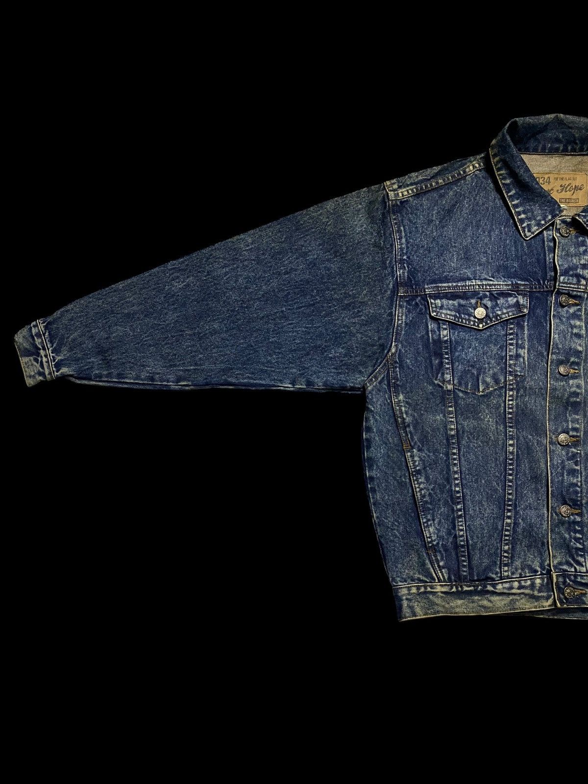 Hope Mac Hope 80s acid wash denim jacket faded accents jacket Size US L / EU 52-54 / 3 - 3 Thumbnail