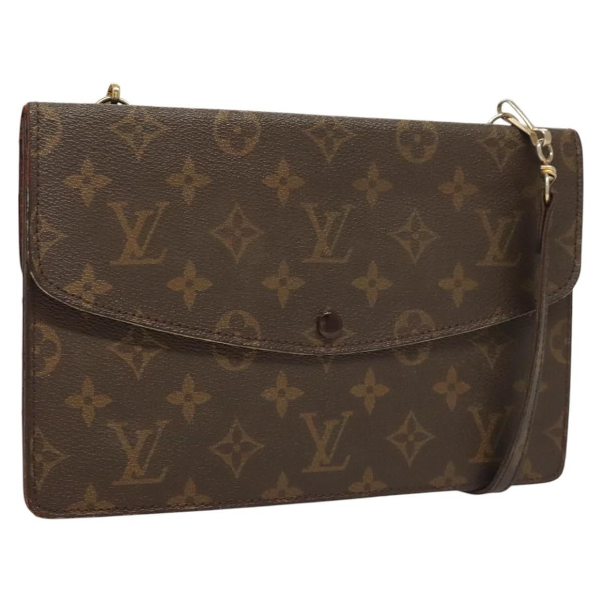 Louis Vuitton Monogram Double Rabat Shoulder Bag M51815 Lv Auth Ba1071, Women's