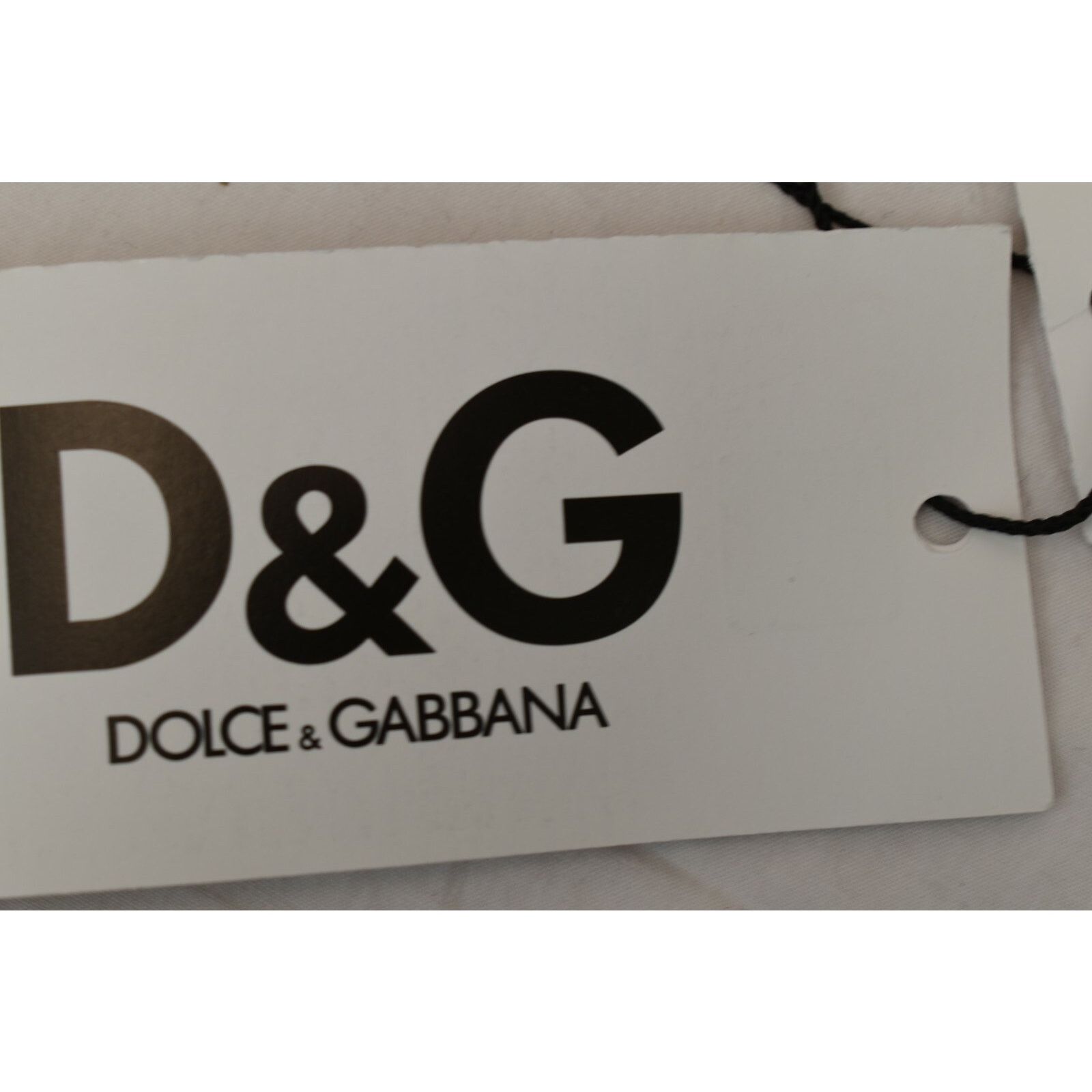 Dolce & Gabbana DOLCE GABBANA BLACK WHITE ZEBRA PRINT LOGO THONG UNDERWEAR S Size ONE SIZE - 8 Thumbnail