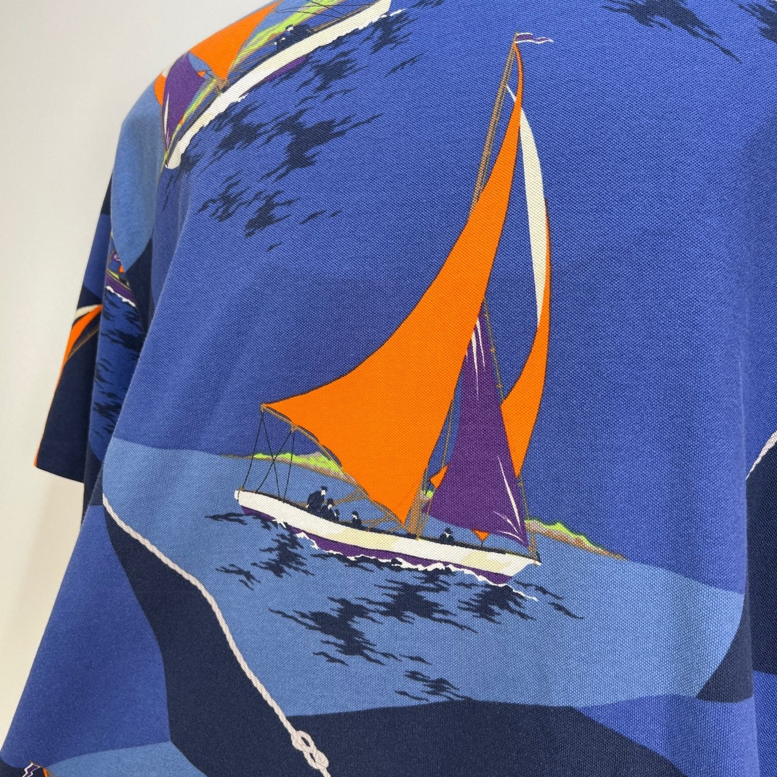 Polo Ralph Lauren × Vintage Vintage Polo Ralph Lauren Printed Polo Shirt Size US XXL / EU 58 / 5 - 6 Thumbnail